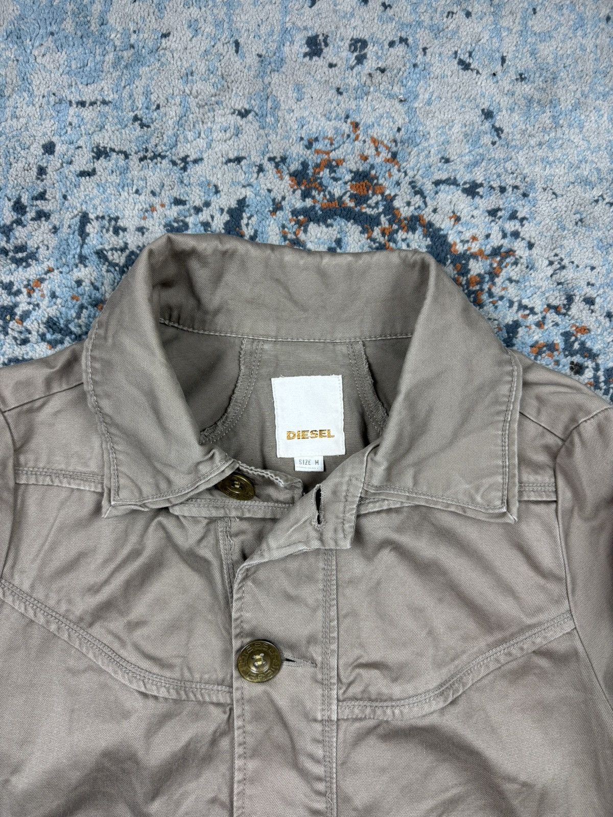 Diesel × Japanese Brand × Vintage Vintage 00s Diesel cropped biker jacket avant-garde design Size M / US 6-8 / IT 42-44 - 7 Thumbnail