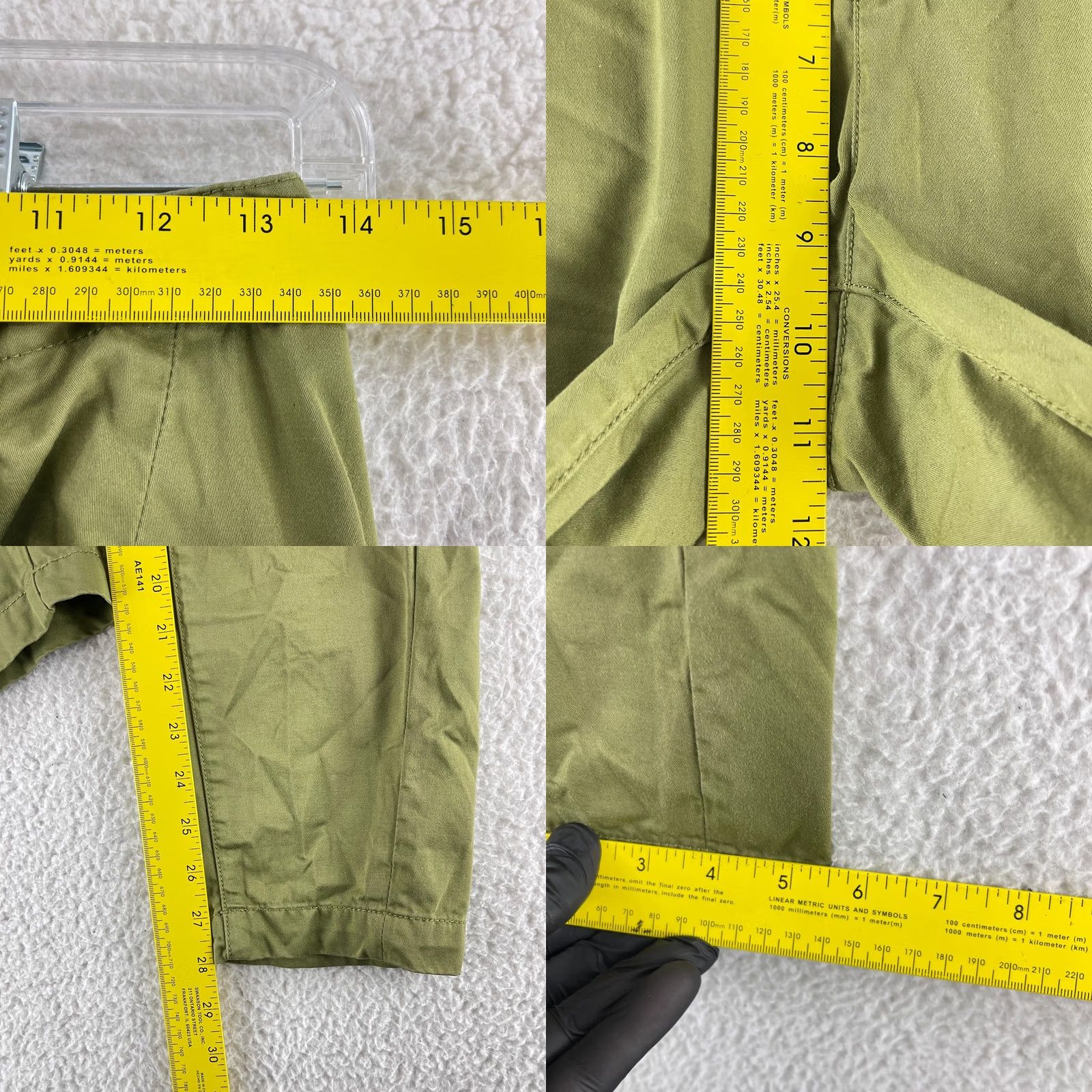 Rag & Bone rag & bone Straight Chino Pants Womens Size 25 Green Mid-Rise Casual Lightweight Pants Womens Green 25 Mid-Rise Chino Straight Bags? Size 42" / US 20 - 8 Thumbnail