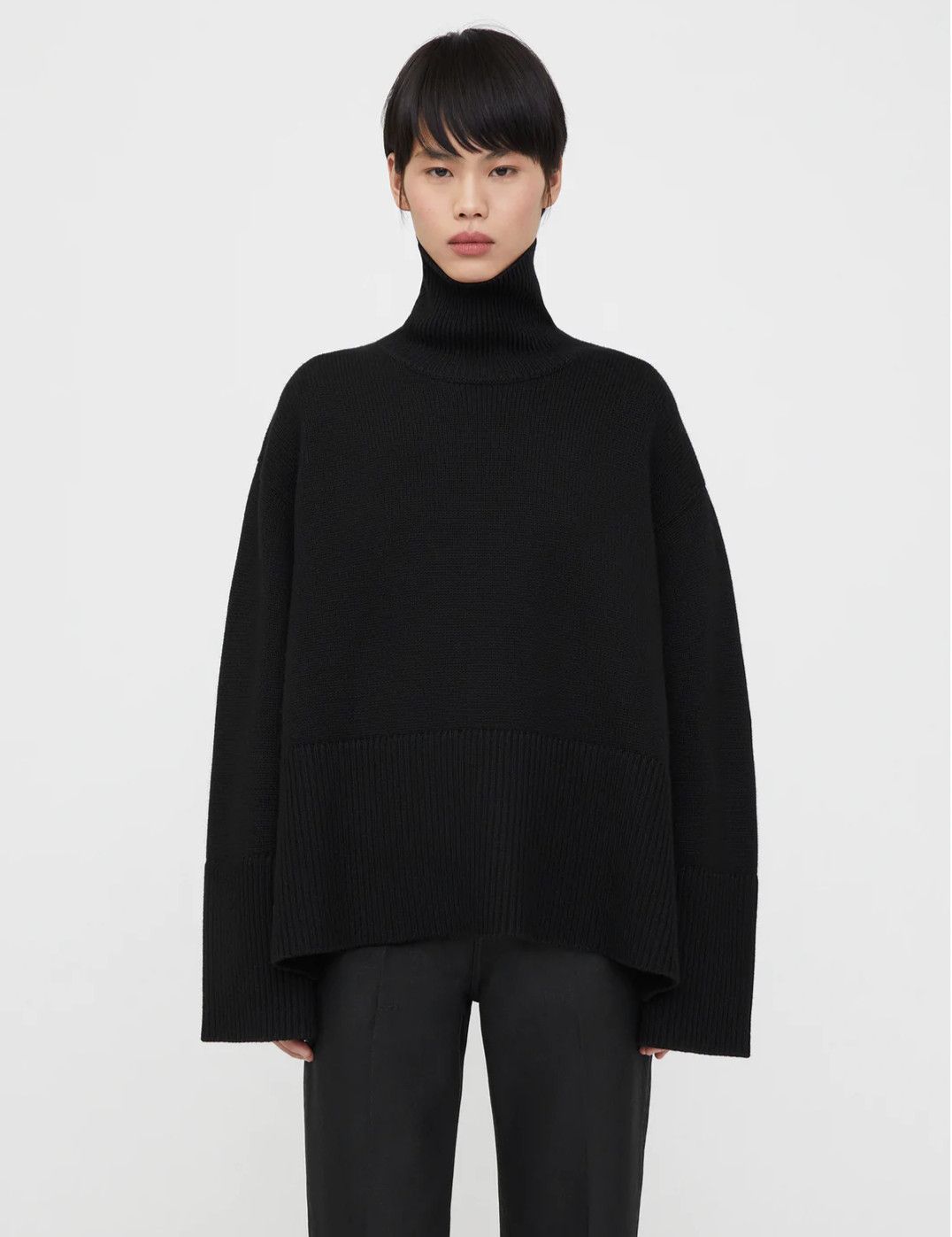 Toteme Toteme Wool Cotton Turtleneck Polo knit Size M / US 6-8 / IT 42-44 - 1 Thumbnail