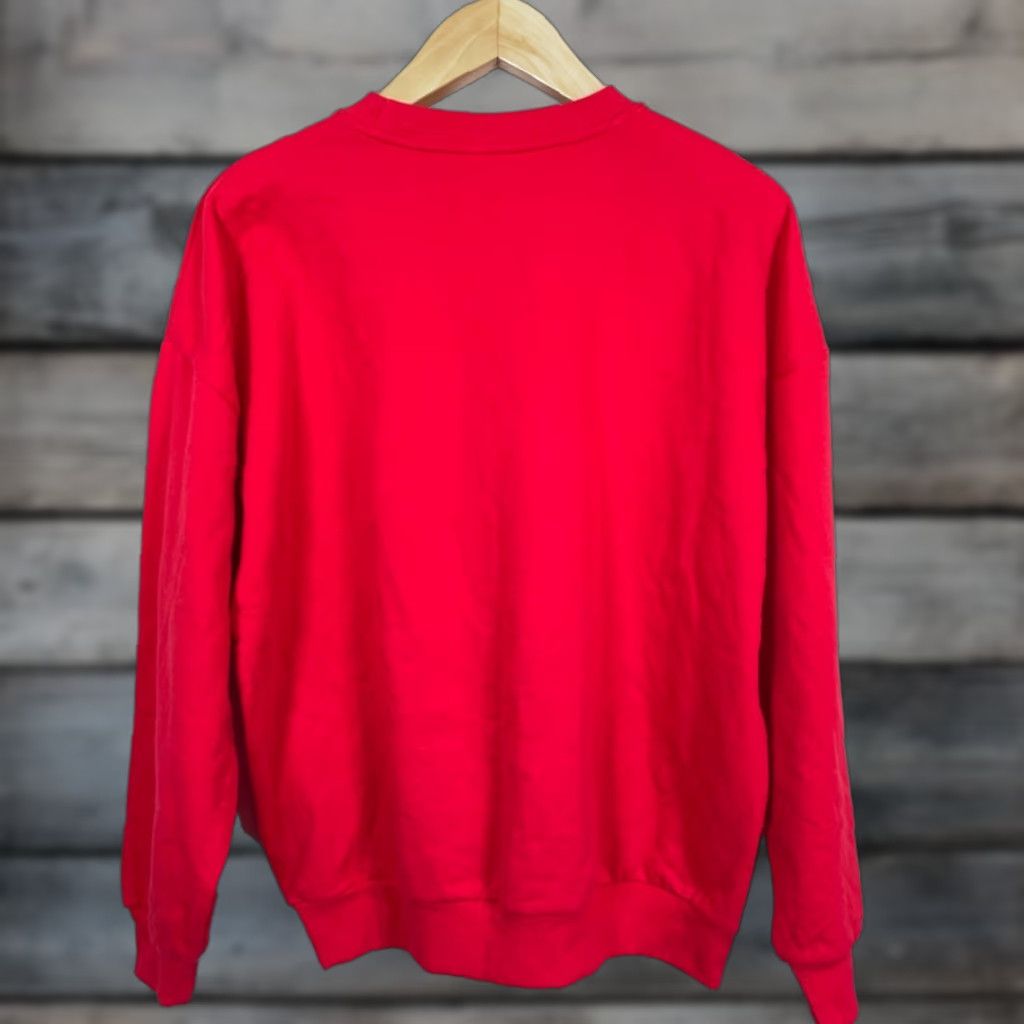 Budweiser Budweiser Sweatshirt Adult Large Red King of Beers Retro Spell Out Crewneck Logo Shirt Size US L / EU 52-54 / 3 - 1 Thumbnail