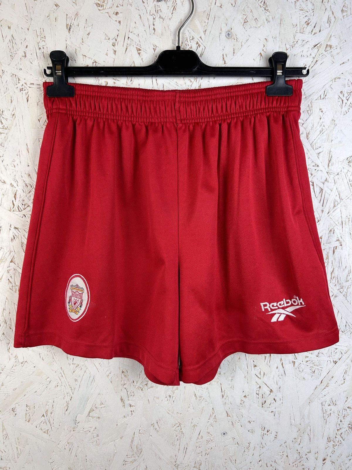 Vintage 90s Reebok Liverpool 1996/98 Home Kit Soccer Shorts Size US 34 / EU 50 - 1 Thumbnail