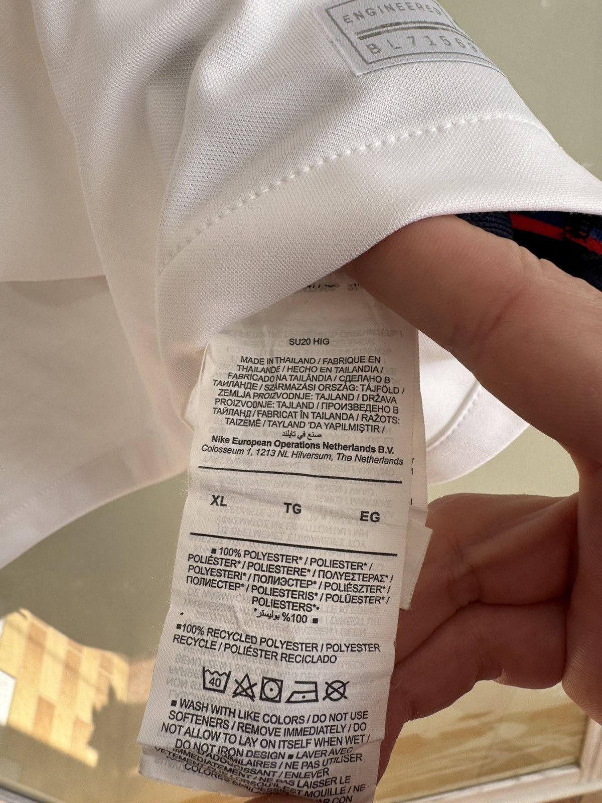 Nike England Euro 2020 Home Soccer Jersey Football Kit Shirt Size US XL / EU 56 / 4 - 8 Thumbnail