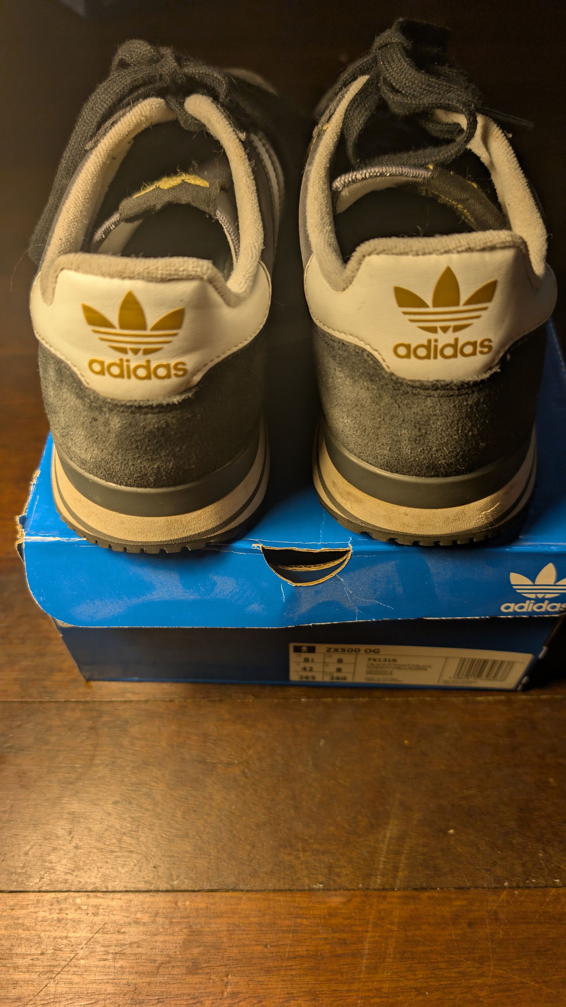 Adidas 2021 Adidas ZX 500 OG Reissue Trainers 'Core Black' UK 8 Size US 8.5 / EU 41-42 - 6 Thumbnail