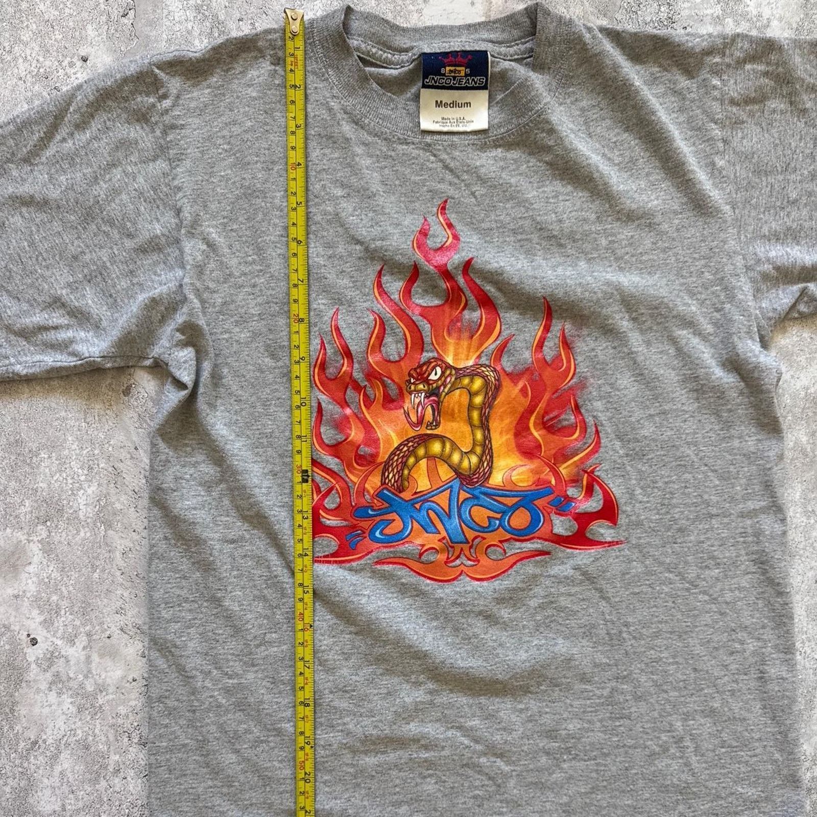 JNCO 90s Vintage JNCO Snake Graphic T-Shirt – Size Small Size US S / EU 44-46 / 1 - 6 Thumbnail