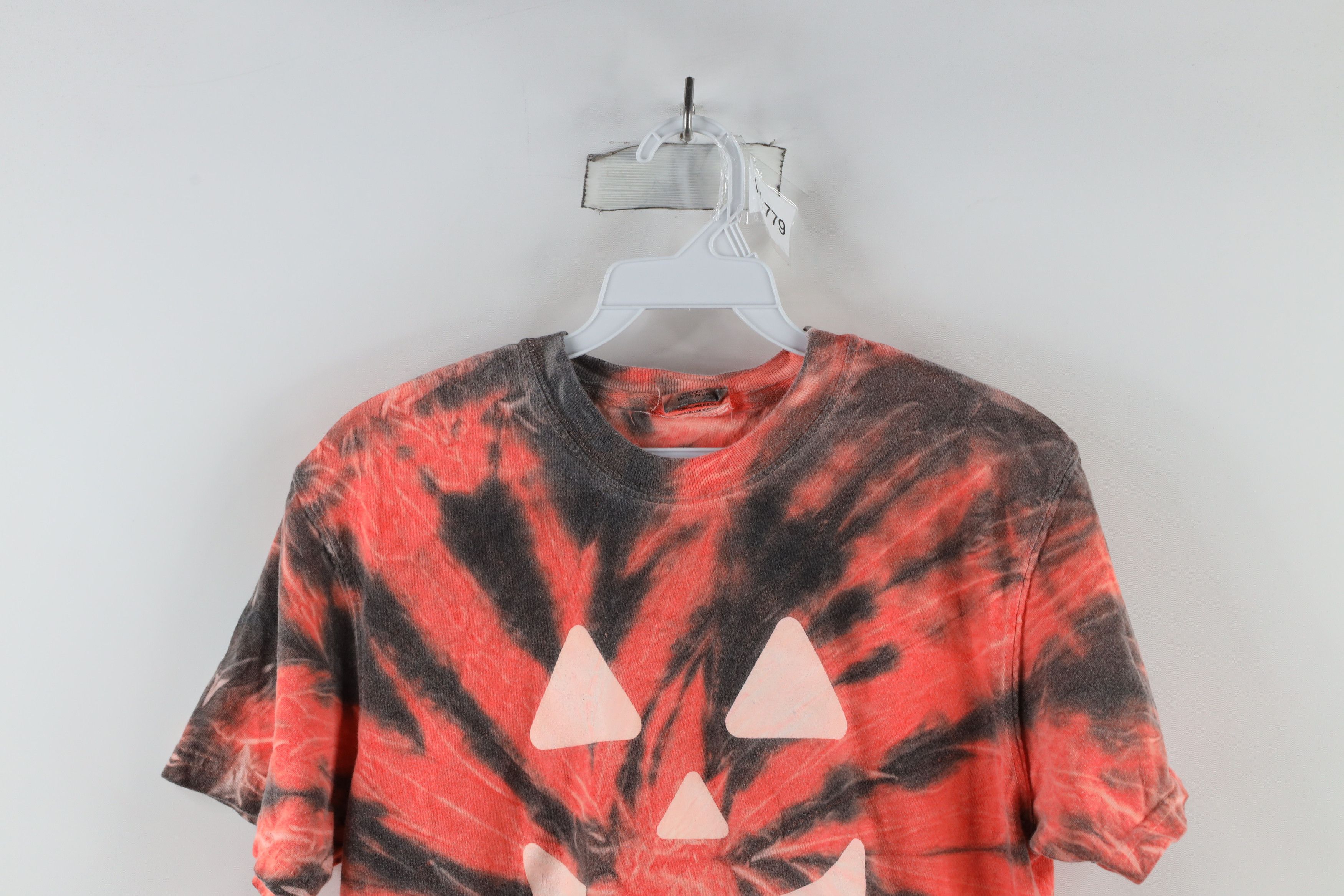 Vintage Vintage 90s Dye Halloween Pumpkin Ghost Be Kind T-Shirt USA Size M / US 6-8 / IT 42-44 - 2 Thumbnail