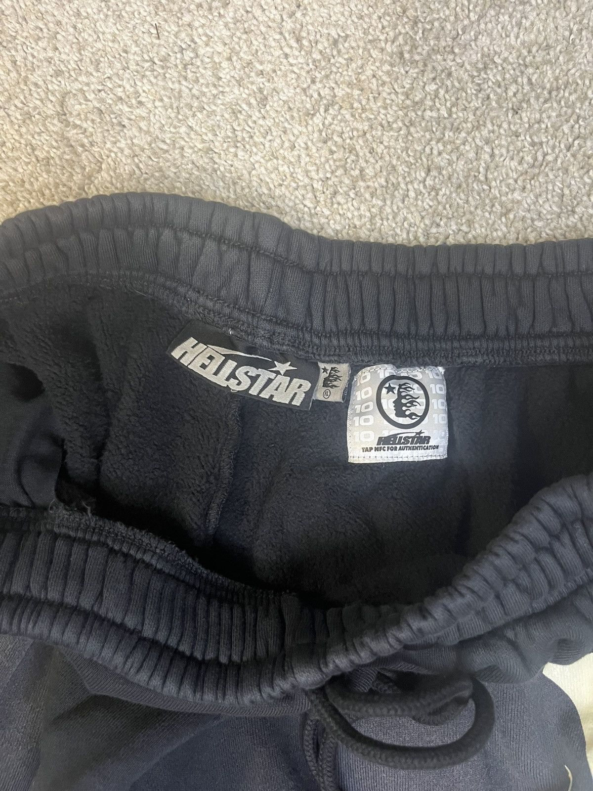 HELLSTAR Hellstar Sports Flame Shorts (Black) Size US 36 / EU 52 - 4 Thumbnail