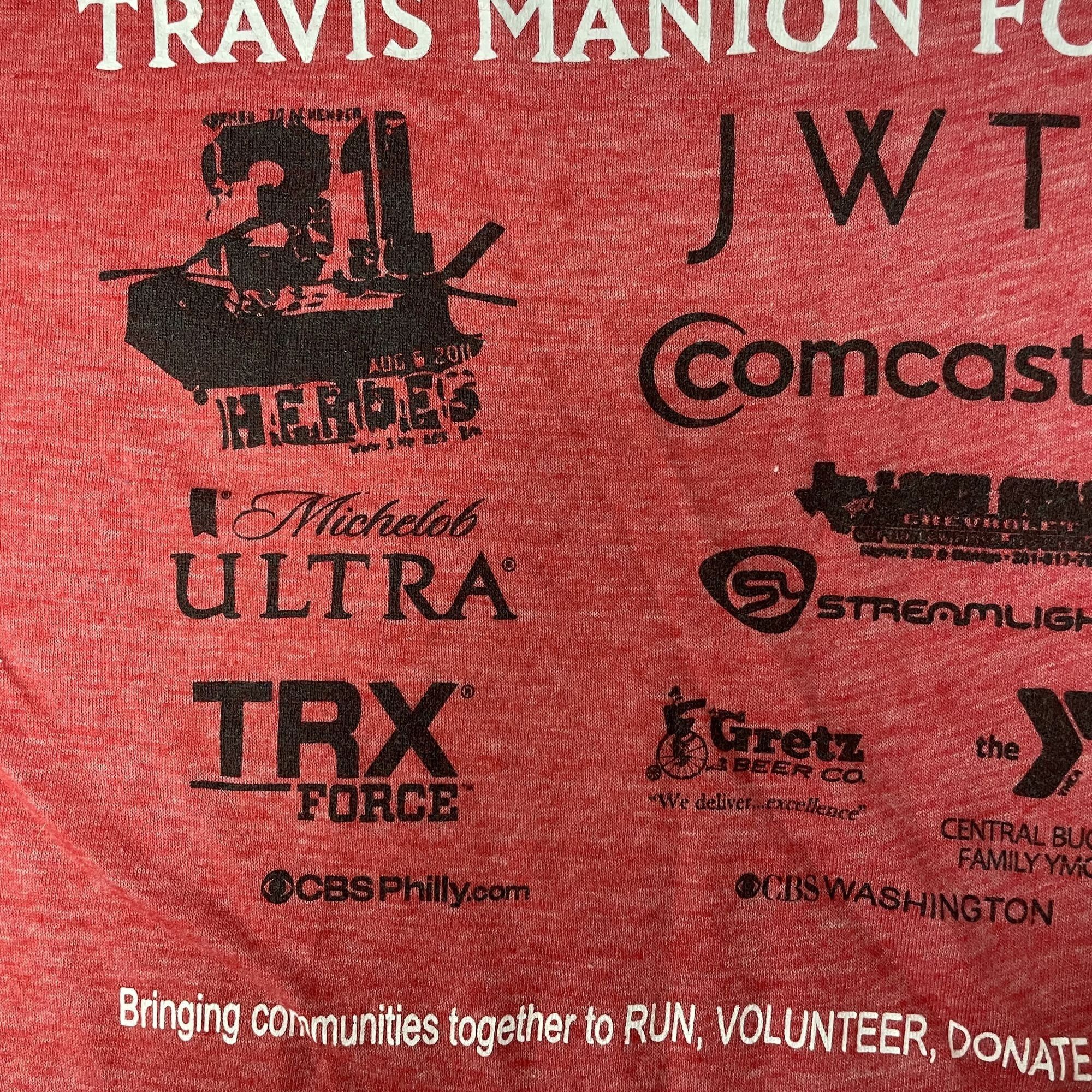 Tultex Tultex Travis Manion If Not Me Then Who 9/11 HEROES T Shirt Size US M / EU 48-50 / 2 - 6 Thumbnail