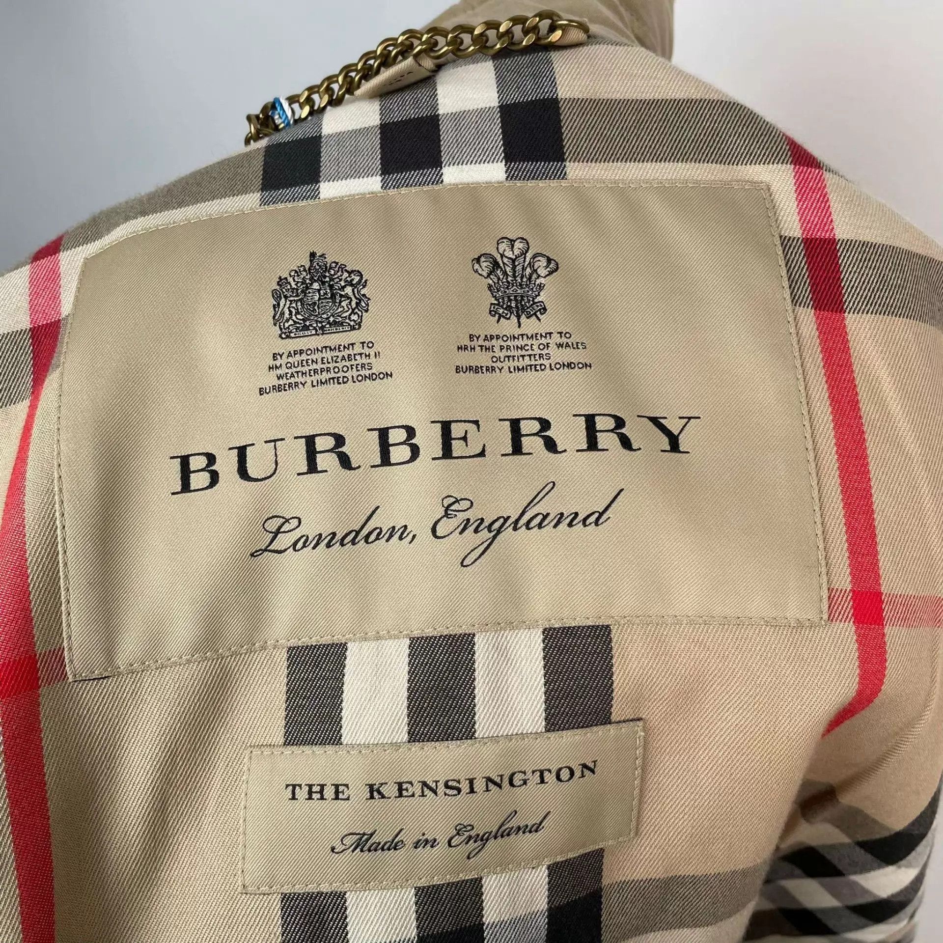Burberry Burberry 34 Khaki Cotton Trench Coat 95 New Size XXS / US 00 / IT 34 - 6 Thumbnail