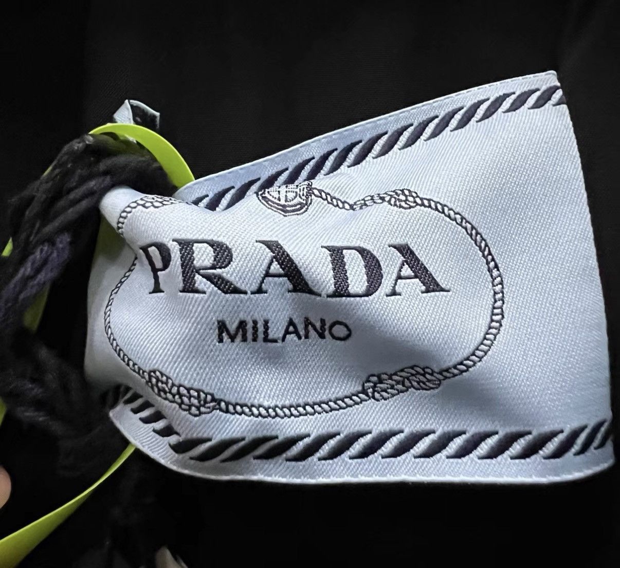 Prada Prada Black Triangle Logo Jacket J41 Size XS / US 0-2 / IT 36-38 - 3 Thumbnail