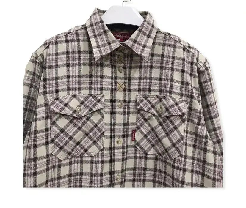 Flannel Phenix Plaid Tartan Flannel Shirt Size US L / EU 52-54 / 3 - 2 Thumbnail