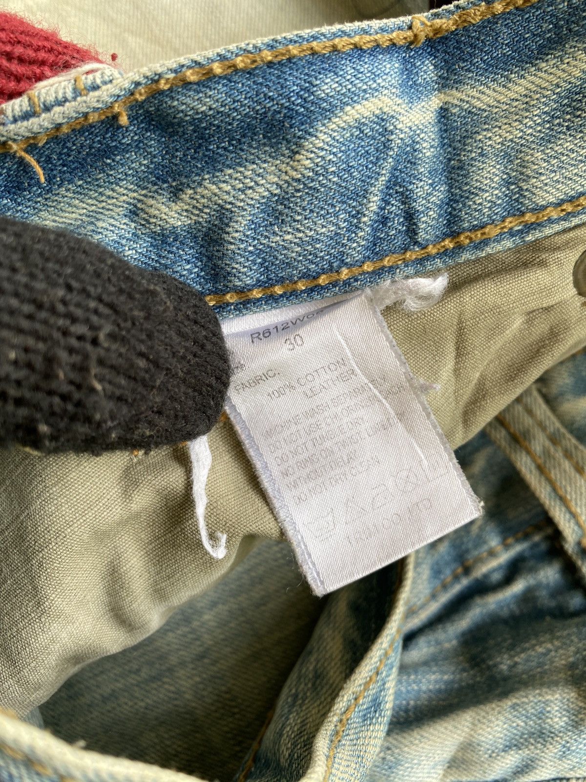 Army Of Me × Japanese Brand Army Of No Distressed Rusty Faded Blue Jeans Size US 31 - 20 Thumbnail