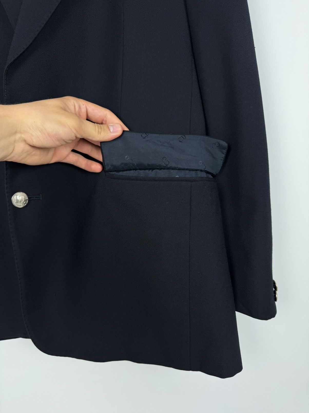 Christian Dior Monsieur 1990’s Vintage Christian Dior Monsieur Wool Blazer Size 42L - 10 Thumbnail