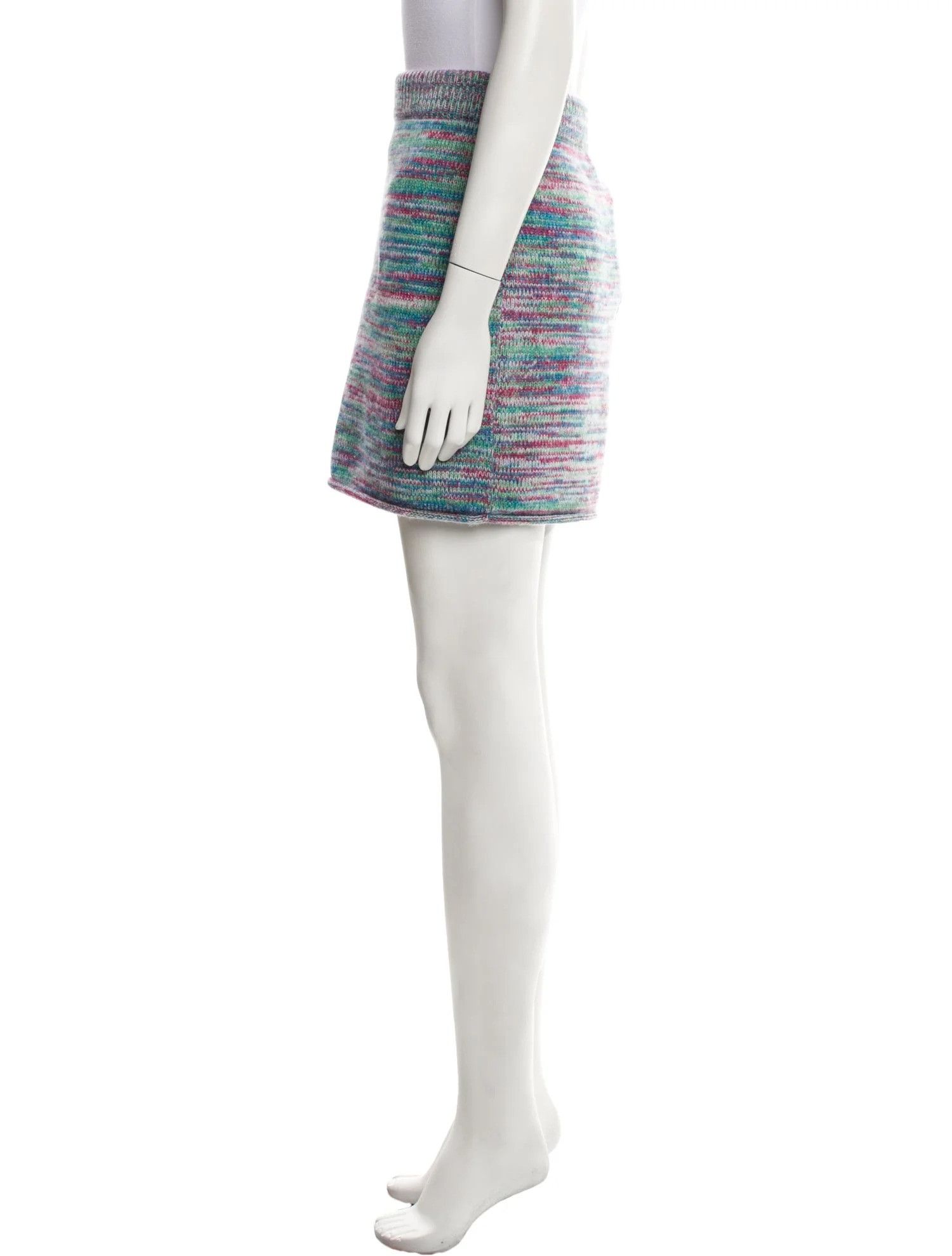 The Elder Statesman $750 The Elder Statesman Cashmere Ecstasy Mini Skirt Size 28" / US 6 / IT 42 - 9 Thumbnail