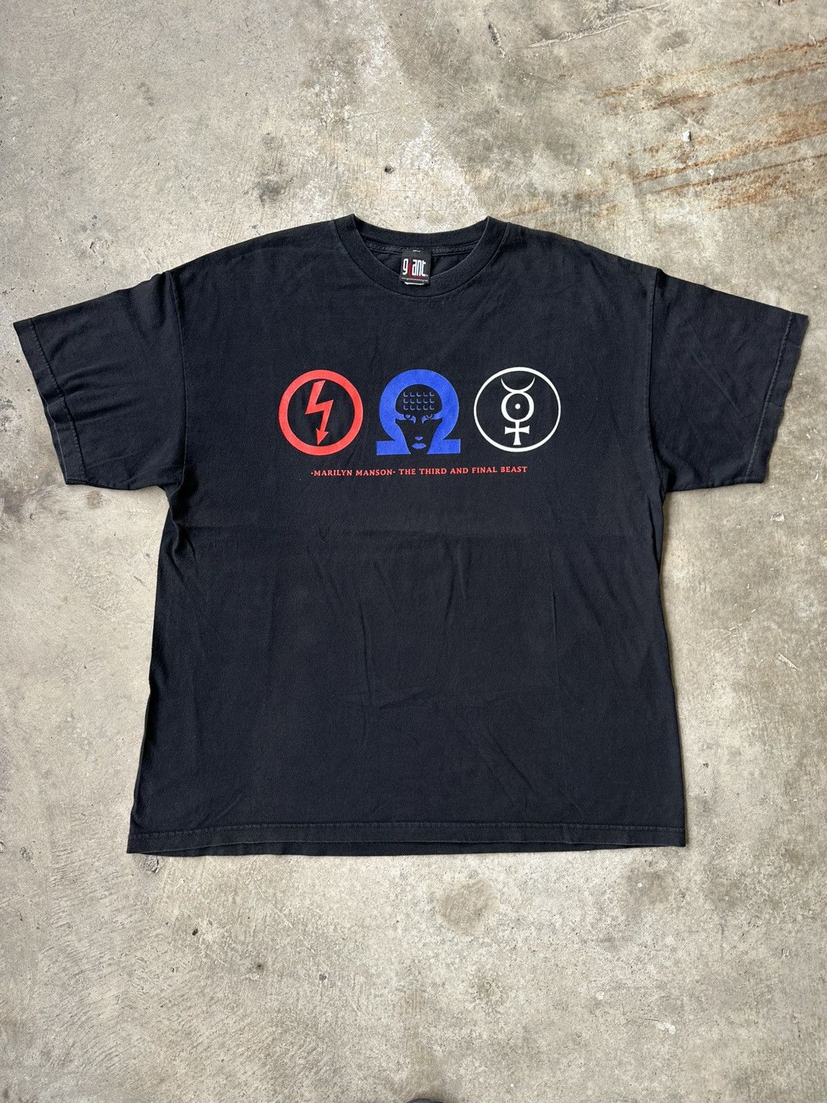 Marilyn Manson Vintage 90’s Marilyn Manson The 3rd & Final Beast Band USA Size US XXL / EU 58 / 5 - 2 Thumbnail