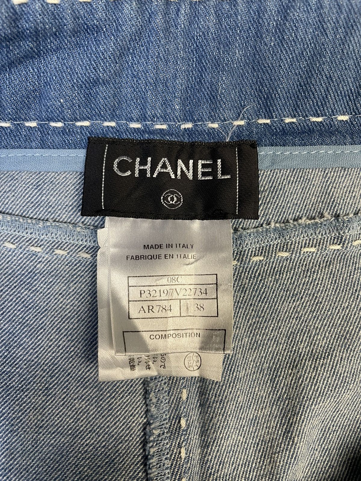 Chanel 08C Cruise 2008 Contrast Stitch Subtle Flare Jeans Size 28" / US 6 / IT 42 - 11 Thumbnail