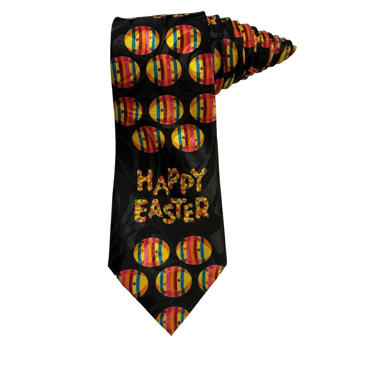 Other Steve Harris Happy Easter Eggs Holiday Novelty Necktie Size ONE SIZE - 1 Thumbnail