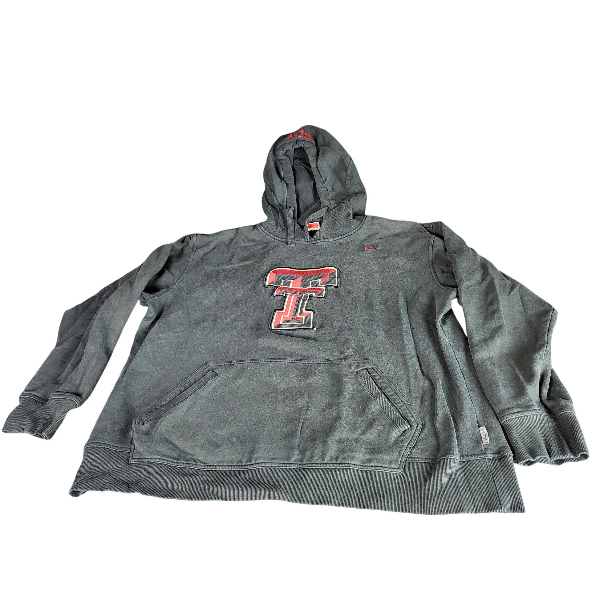 Nike Vintage Texas Tech Nike Team Hoodie Sz XXL Men Authentic Swo Size US XXL / EU 58 / 5 - 1 Thumbnail