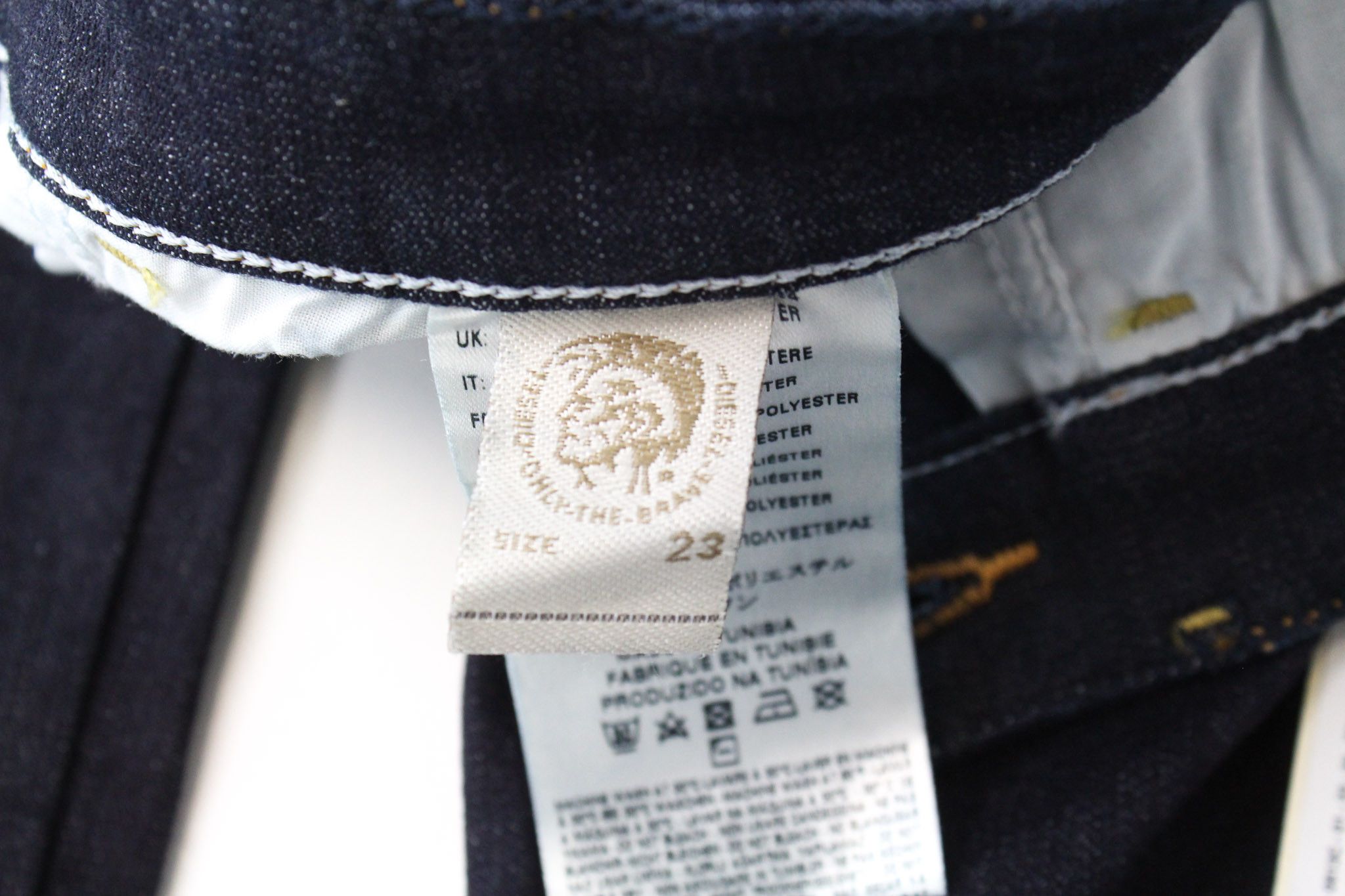 Diesel SKINZEE 0813C W23/L32 Blue Girls Jeans 71336 Size 23" - 7 Thumbnail
