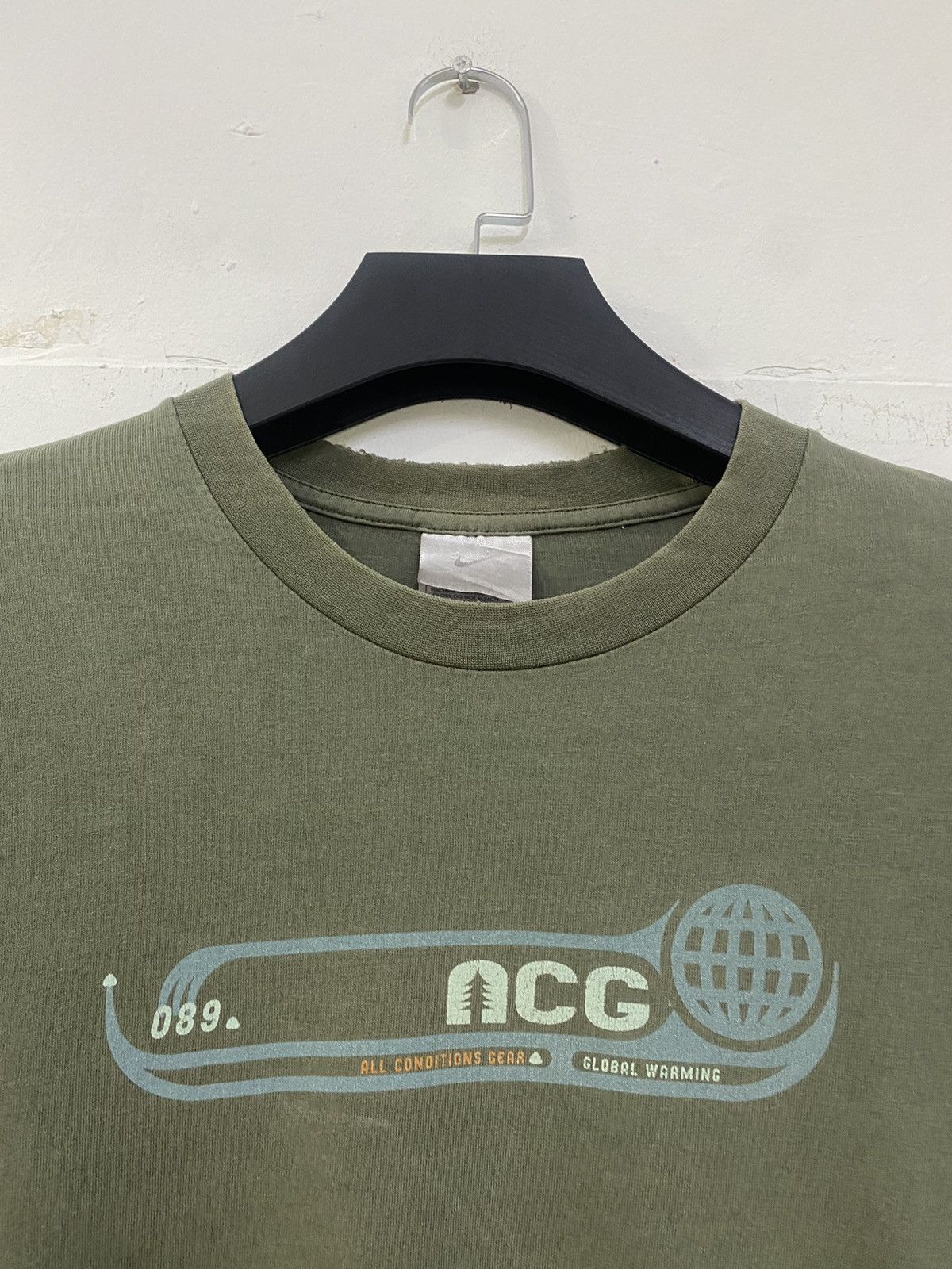 Nike ACG 💥 NIKE ACG GLOBAL WARMING GREEN ARMY COLOUR Size US L / EU 52-54 / 3 - 7 Thumbnail