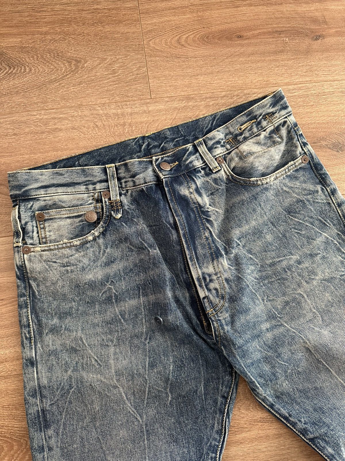 R13 🔥VINTAGE R13 WASHED CROSSOVER JEANS🔥 Size 24" / US 00 / IT 34 - 7 Thumbnail