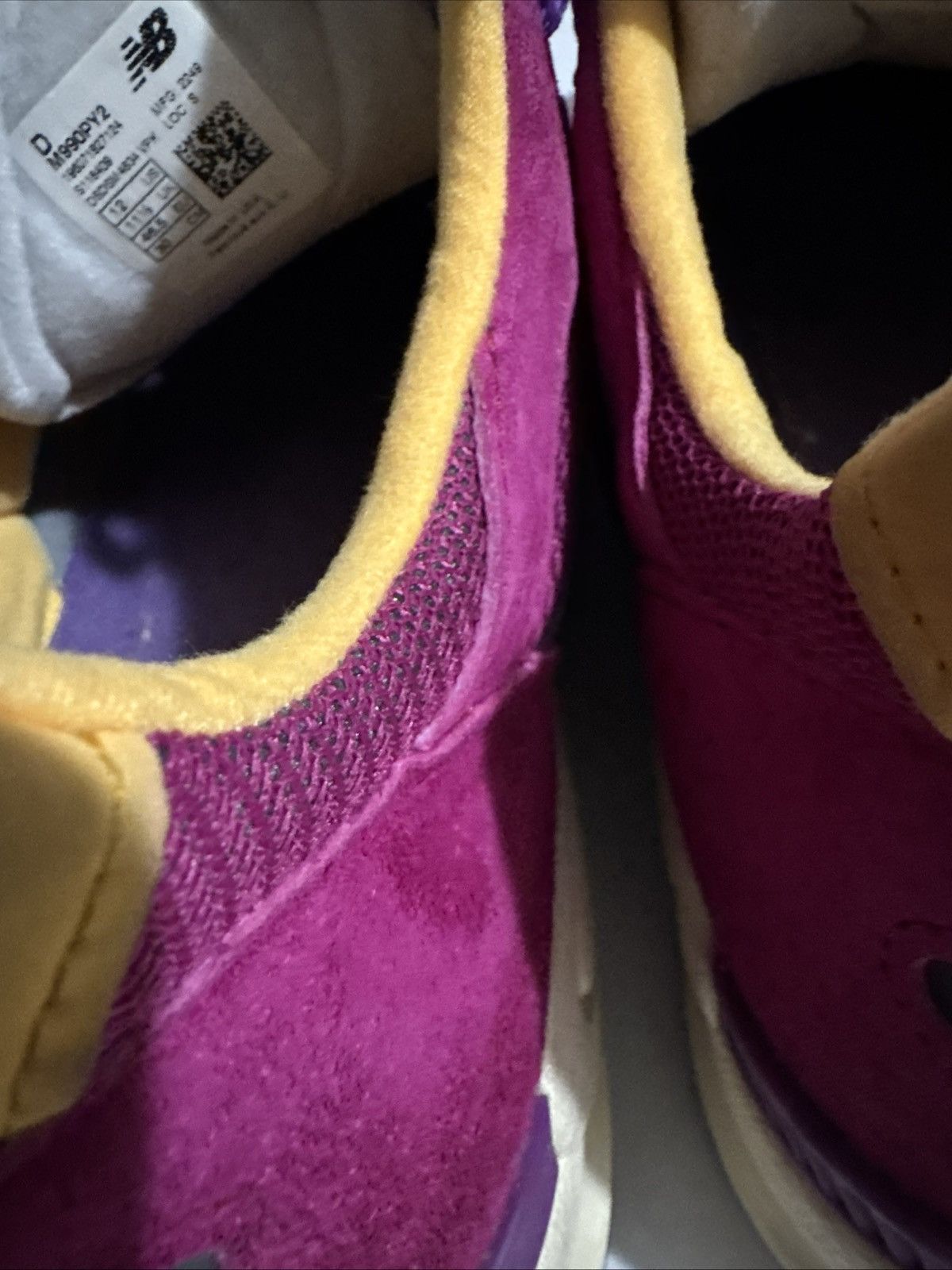 New Balance New Balance 990v2 x Teddy Santis ‘Purple Yellow’ Size US 12 / EU 45 - 6 Thumbnail