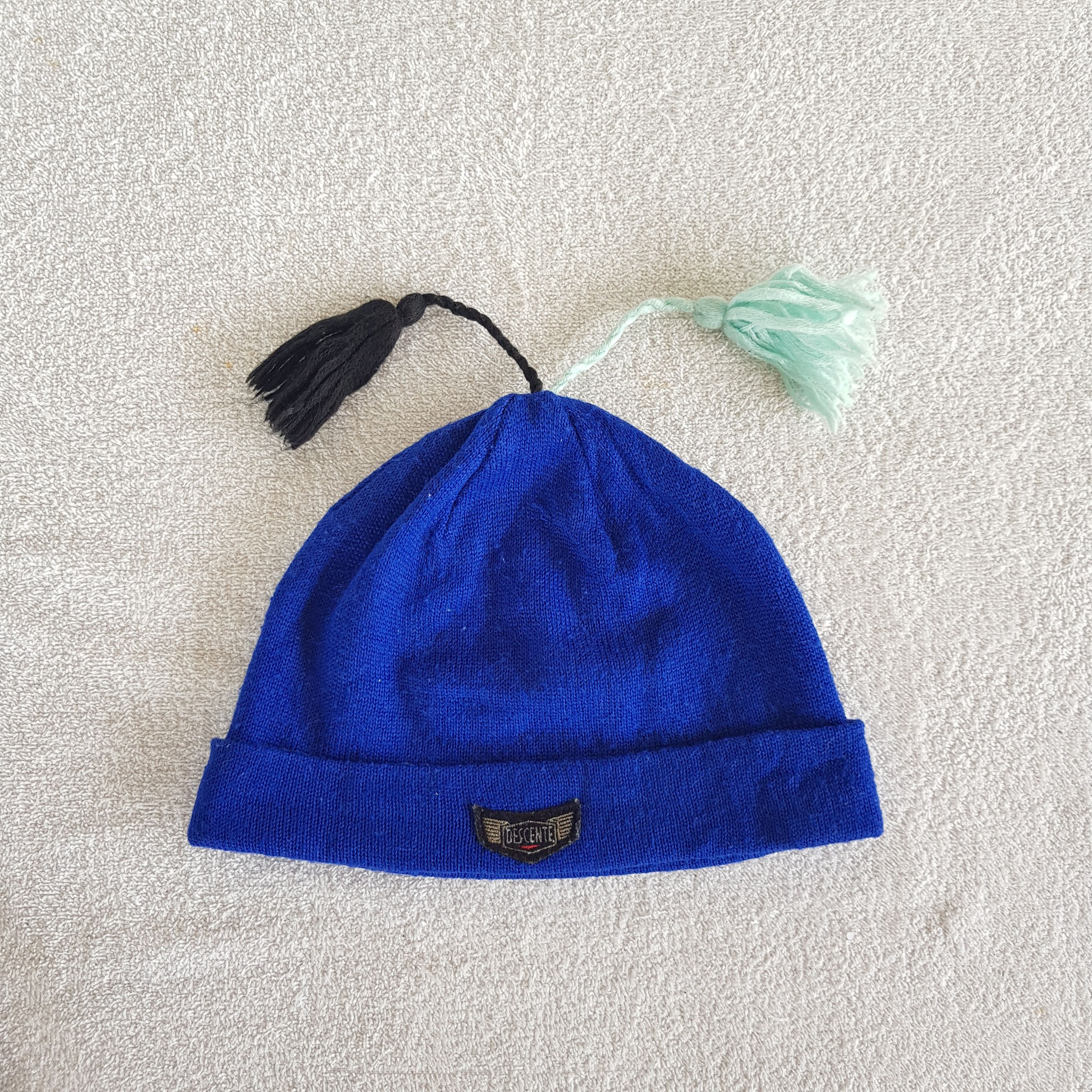Descente Vintage 90s Descente Beanie Ribbed Snow Caps Hats. Size ONE SIZE - 5 Thumbnail