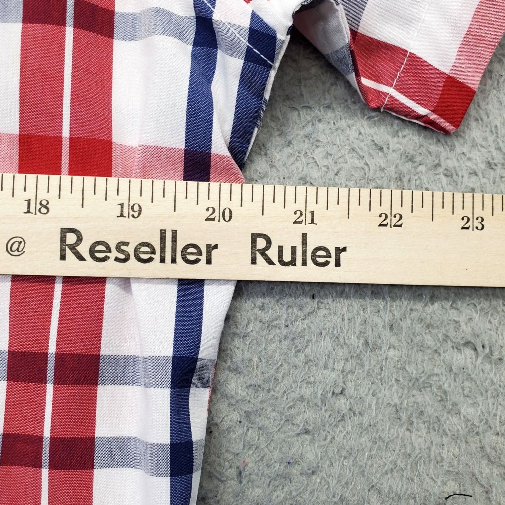 Vintage US Polo Assn. Shirt Mens S Multi Plaid Stretch Classic Short Sleeve Button Down Size US S / EU 44-46 / 1 - 4 Thumbnail