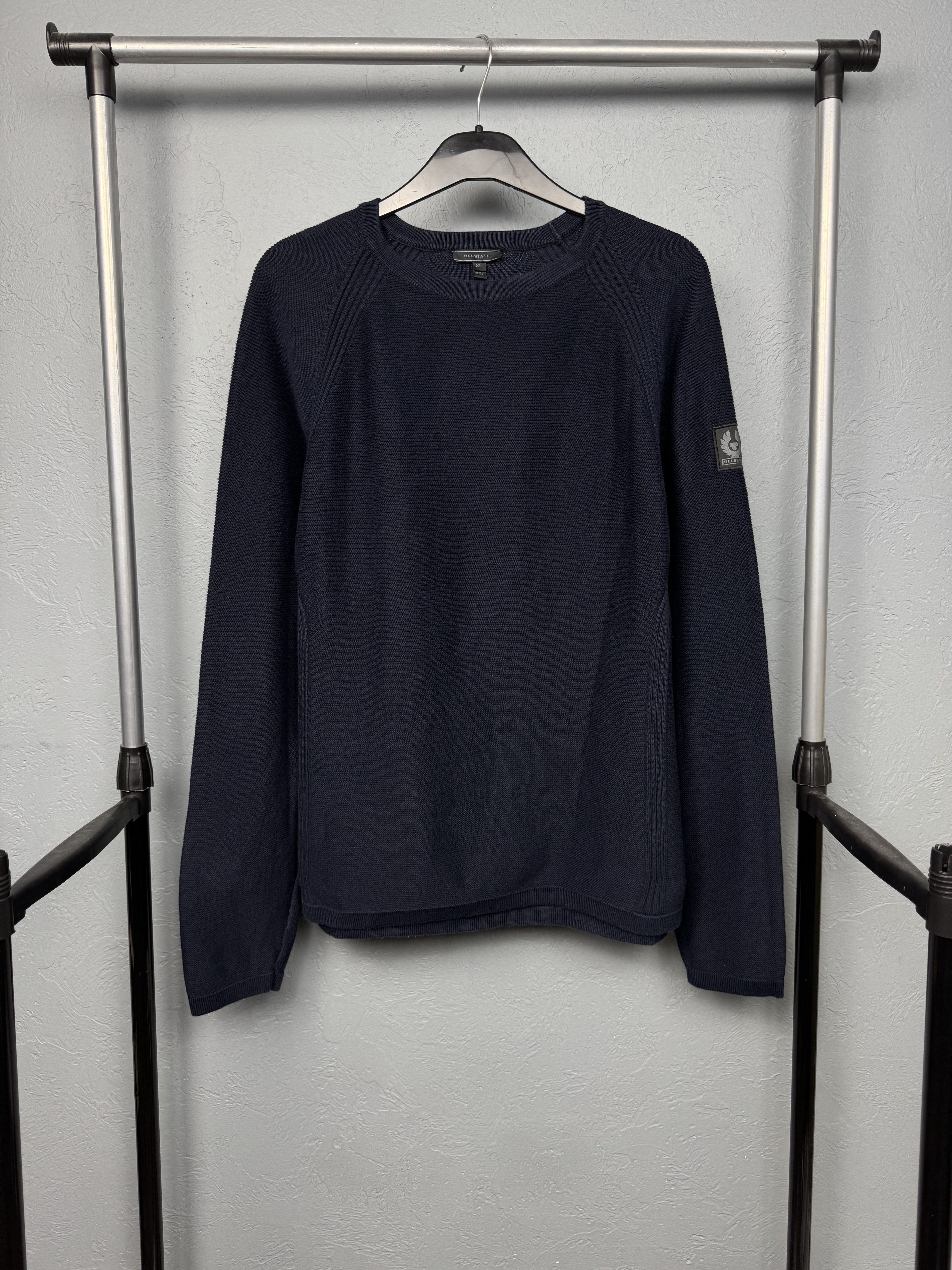 Belstaff Belstaff Mens Crew Neck Knit Sweater Size US XL / EU 56 / 4 - 1 Thumbnail