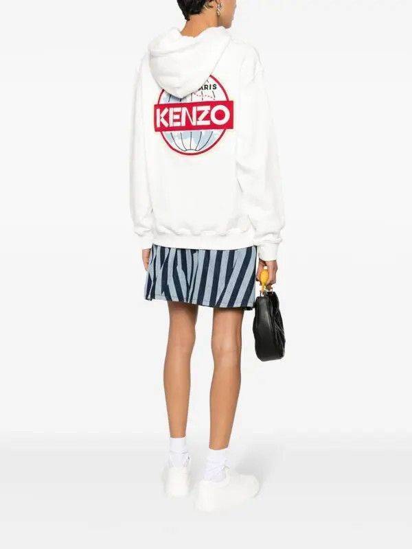 Kenzo o1y1025 Hoodie in White Size M / US 6-8 / IT 42-44 - 5 Thumbnail