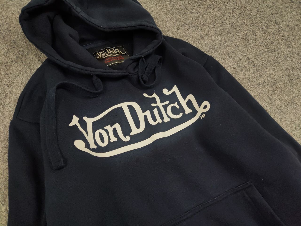 Vintage Vintage Von Dutch logo Blue Hoodie Y2K Style Size US S / EU 44-46 / 1 - 11 Thumbnail