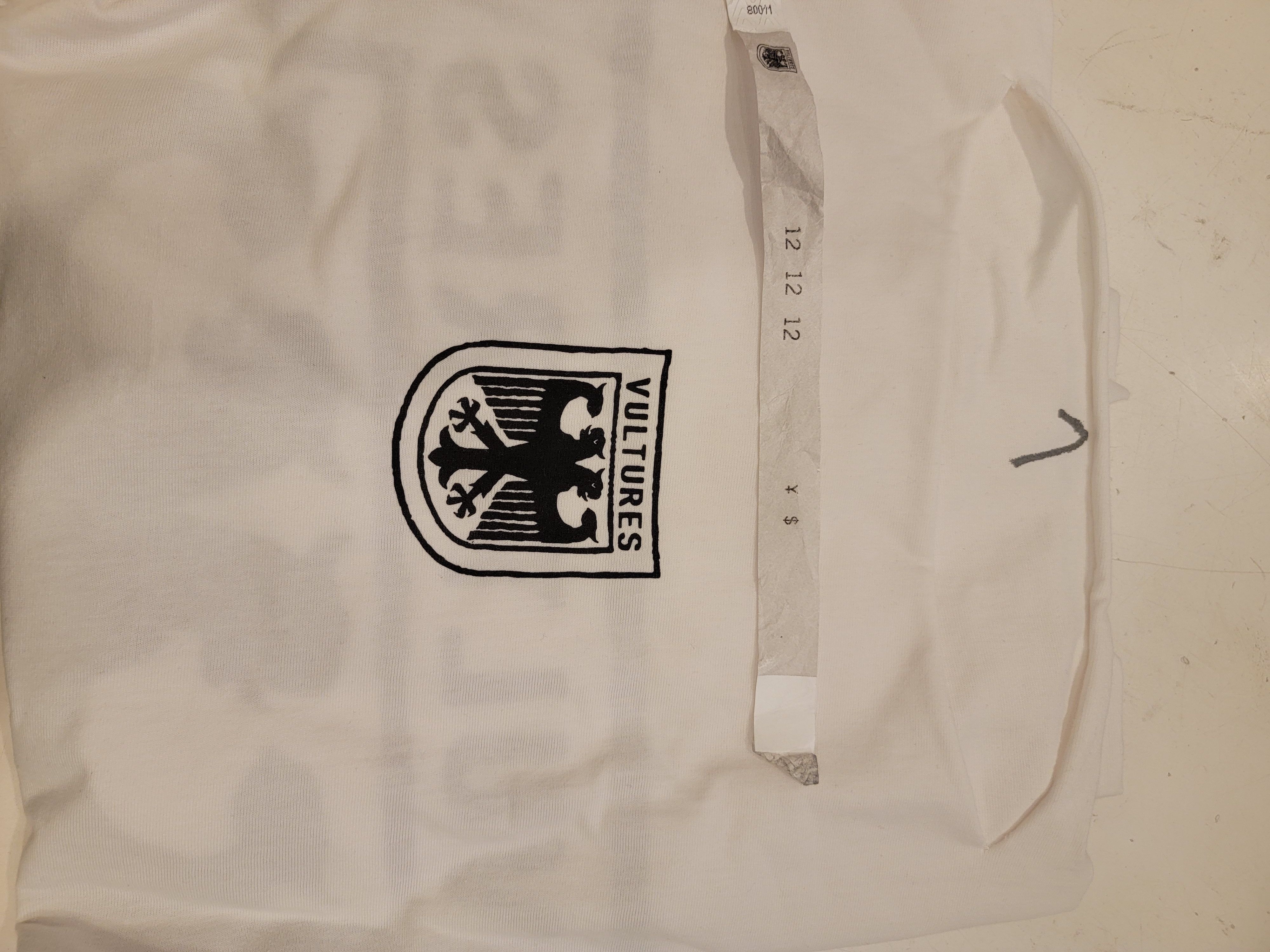 image of New Kanye West Ty Dolla $Ign Vultures Miami Merch L/s Size M in White, Men's