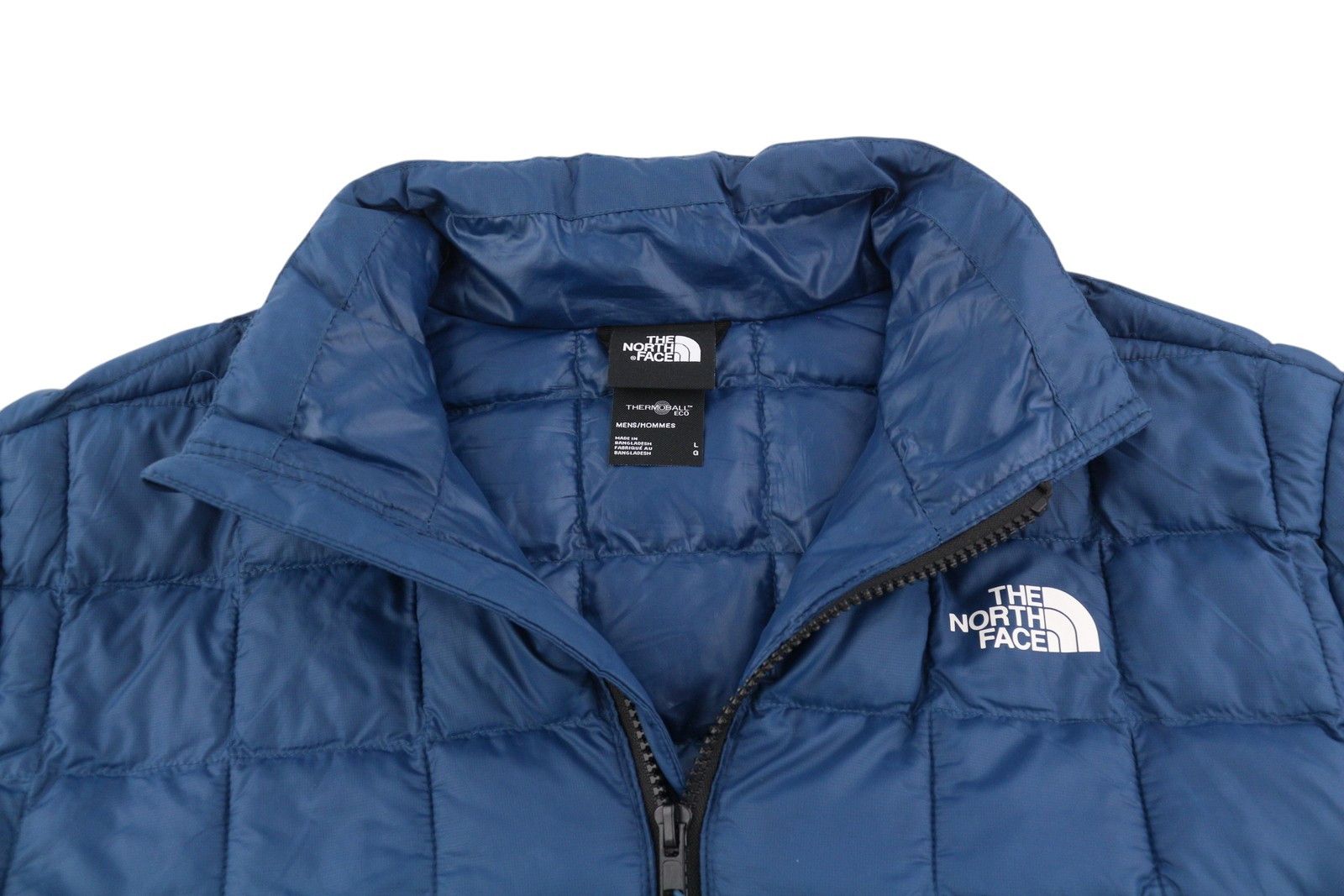 The North Face L Dark Blue Insulated Quilted Thermoball Eco Puffer 83721 Size US L / EU 52-54 / 3 - 5 Thumbnail