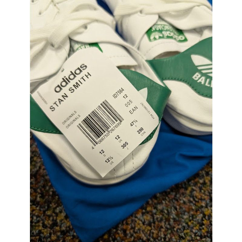 Adidas o1rshd1 Stan Smiths Sneakers in Green/White Size US 13 / EU 46 - 16 Thumbnail