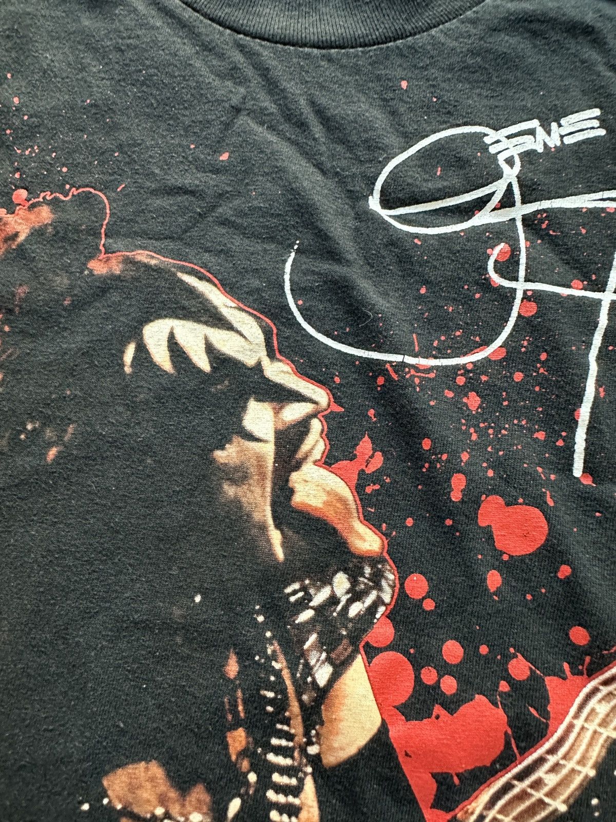 Vintage Vintage Y2K Gene Simmons Kiss Graphic Band Tee Size US L / EU 52-54 / 3 - 3 Thumbnail