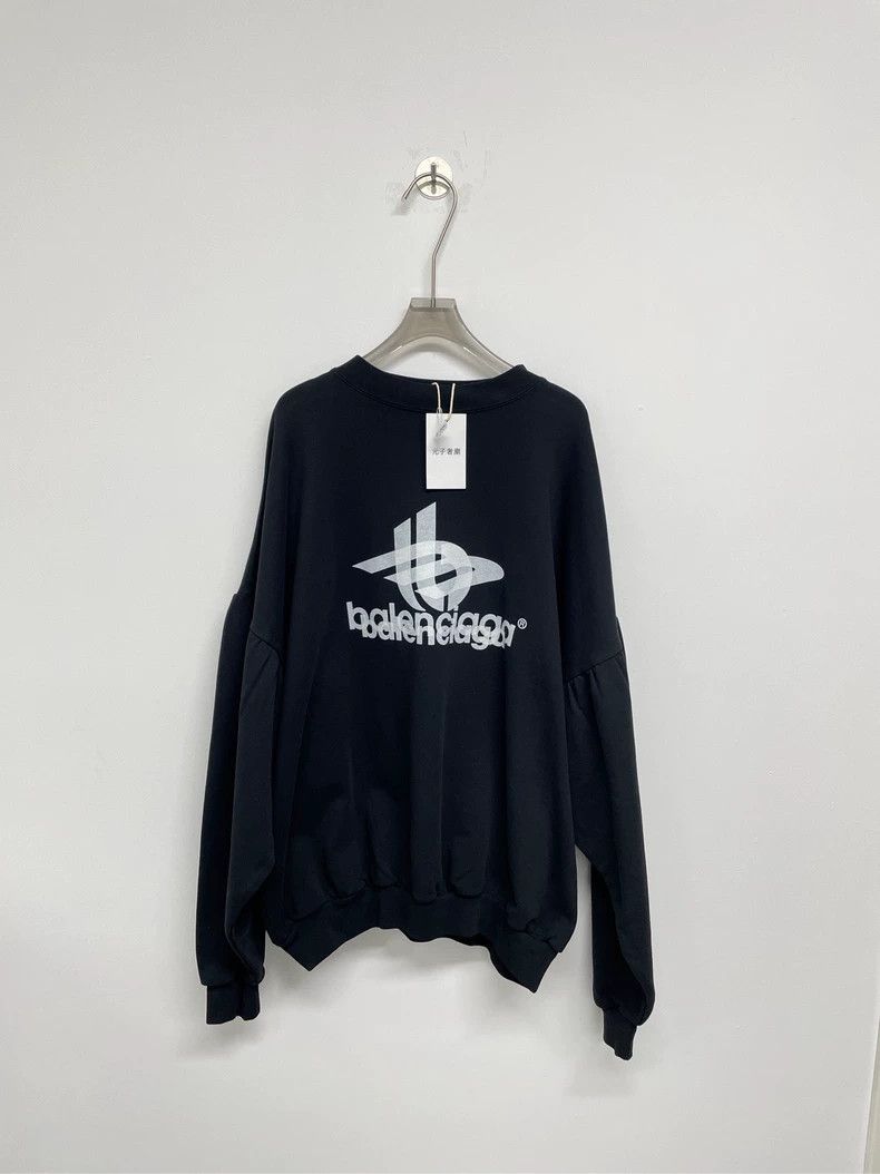 Balenciaga Balenciaga Round neck sweater black Size US L / EU 52-54 / 3 - 1 Thumbnail