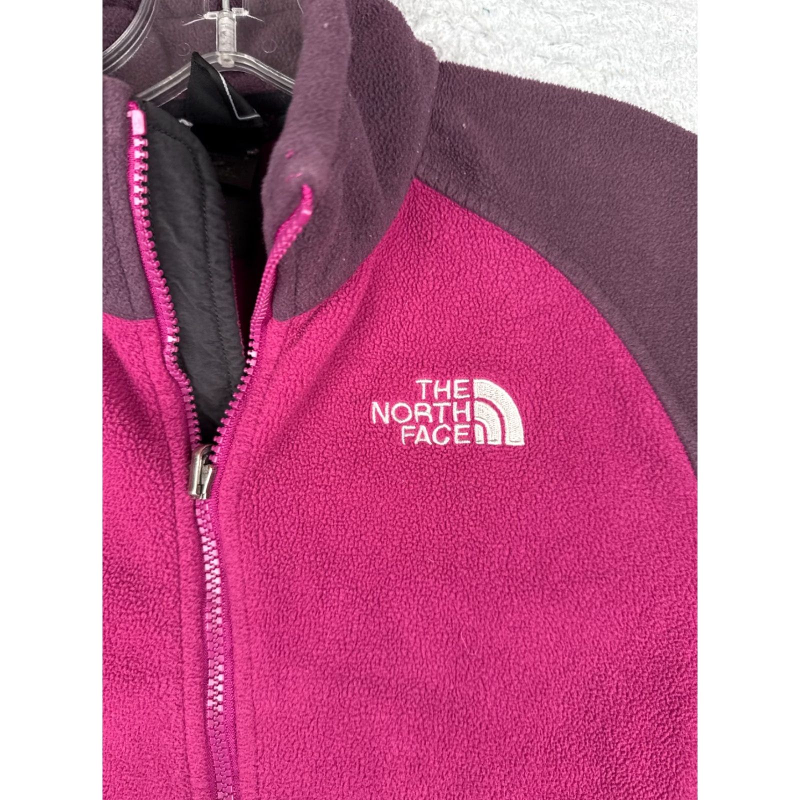 The North Face The North Face Jacket Womens Small Pink Full Zip Mock Neck Polyester Fleece Size S / US 4 / IT 40 - 6 Thumbnail