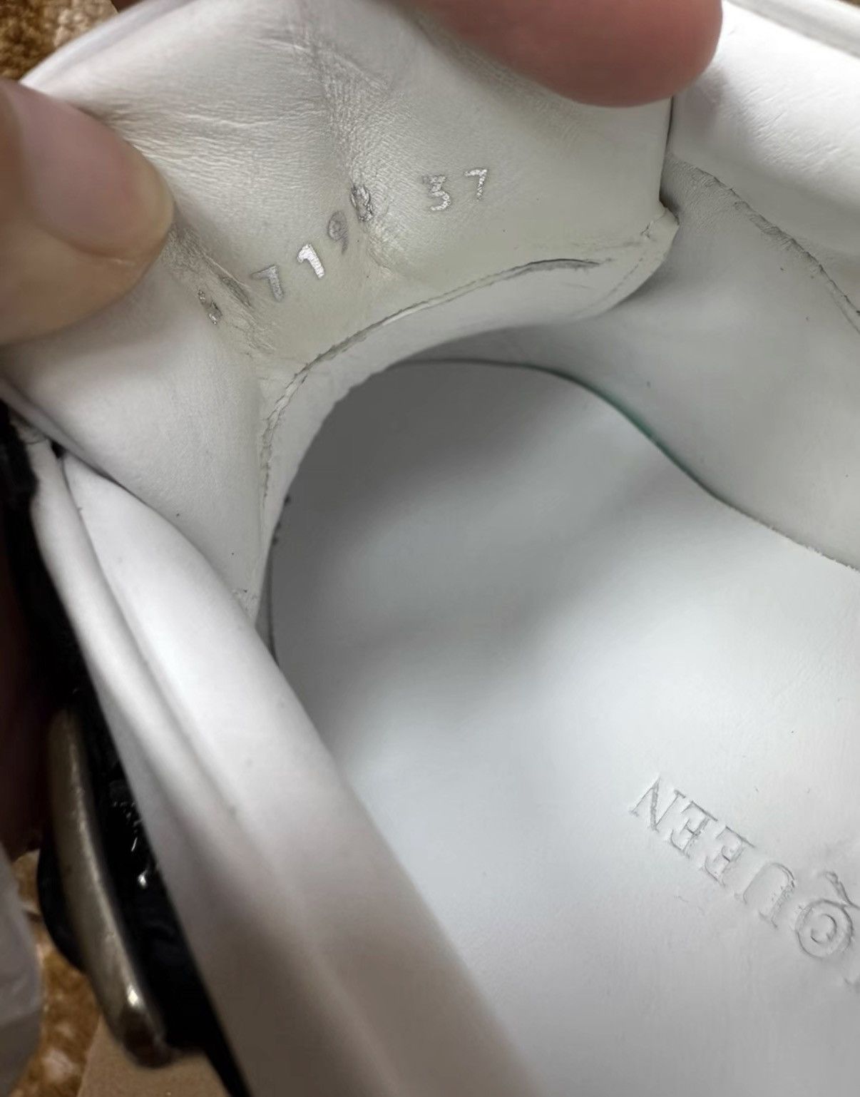 Alexander McQueen Alexander McQueen Triple Strap Low Top Sneakers K37 Size US 7 / IT 37 - 5 Thumbnail