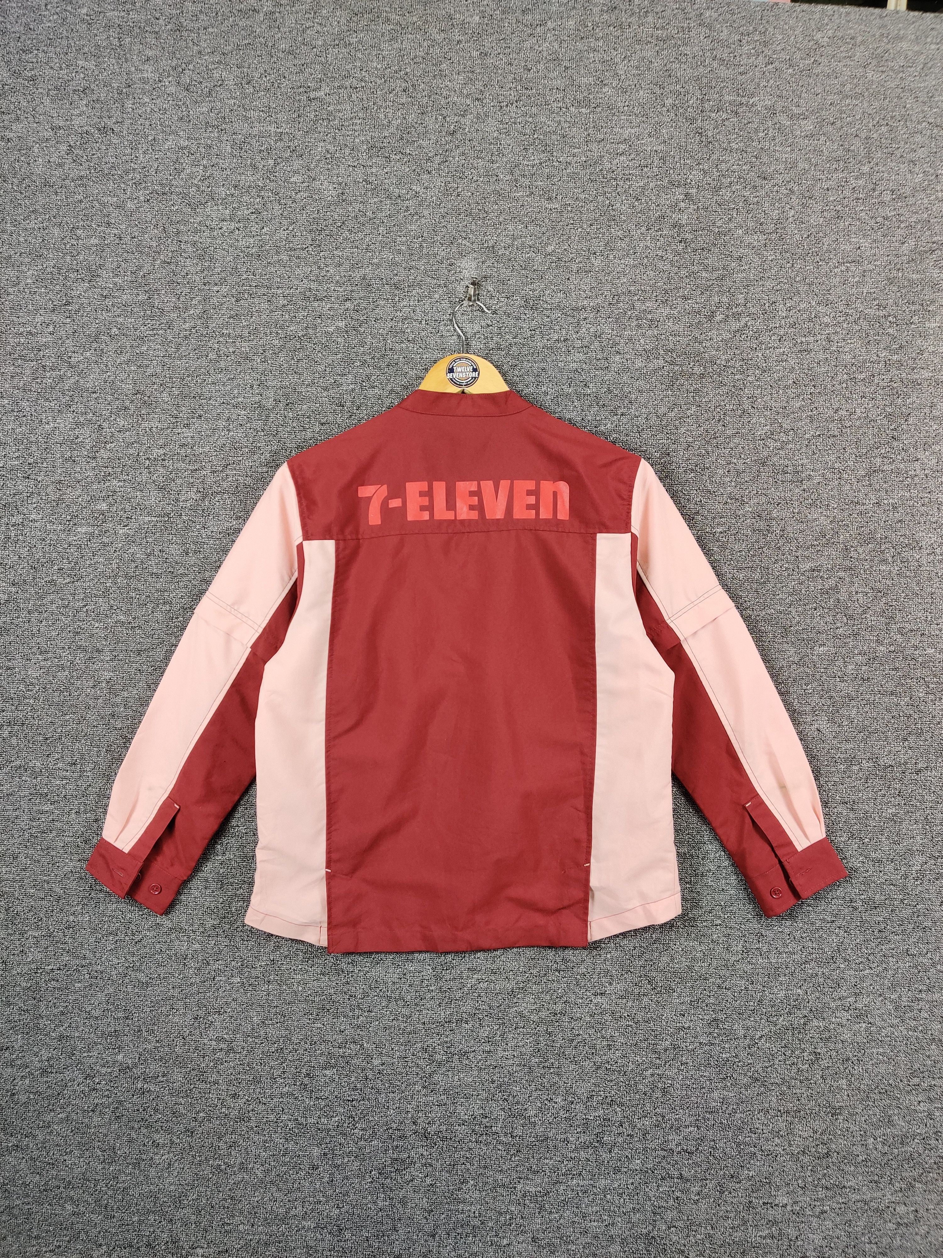 Japanese Brand Vintage 7eleven Uniform Workers Long Sleeve Shirt Size US M / EU 48-50 / 2 - 5 Thumbnail