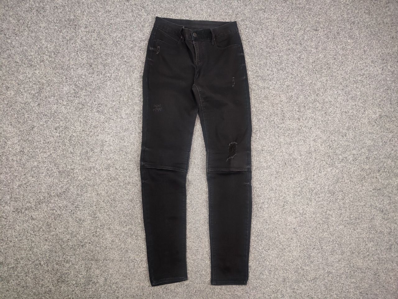 Rta Road To Awe RTA design Black Distressed denim Slim Fit Jeans Size 29" - 7 Thumbnail