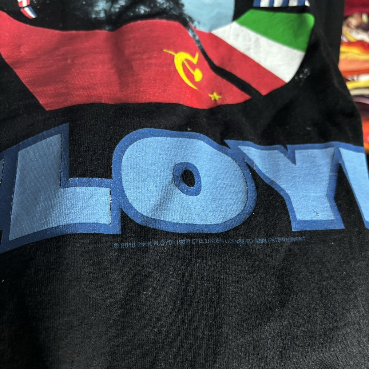 Band Tees × Vintage Vintage Pink Floyd The Dark Side Of The Moon Tee Rare Size US L / EU 52-54 / 3 - 5 Thumbnail
