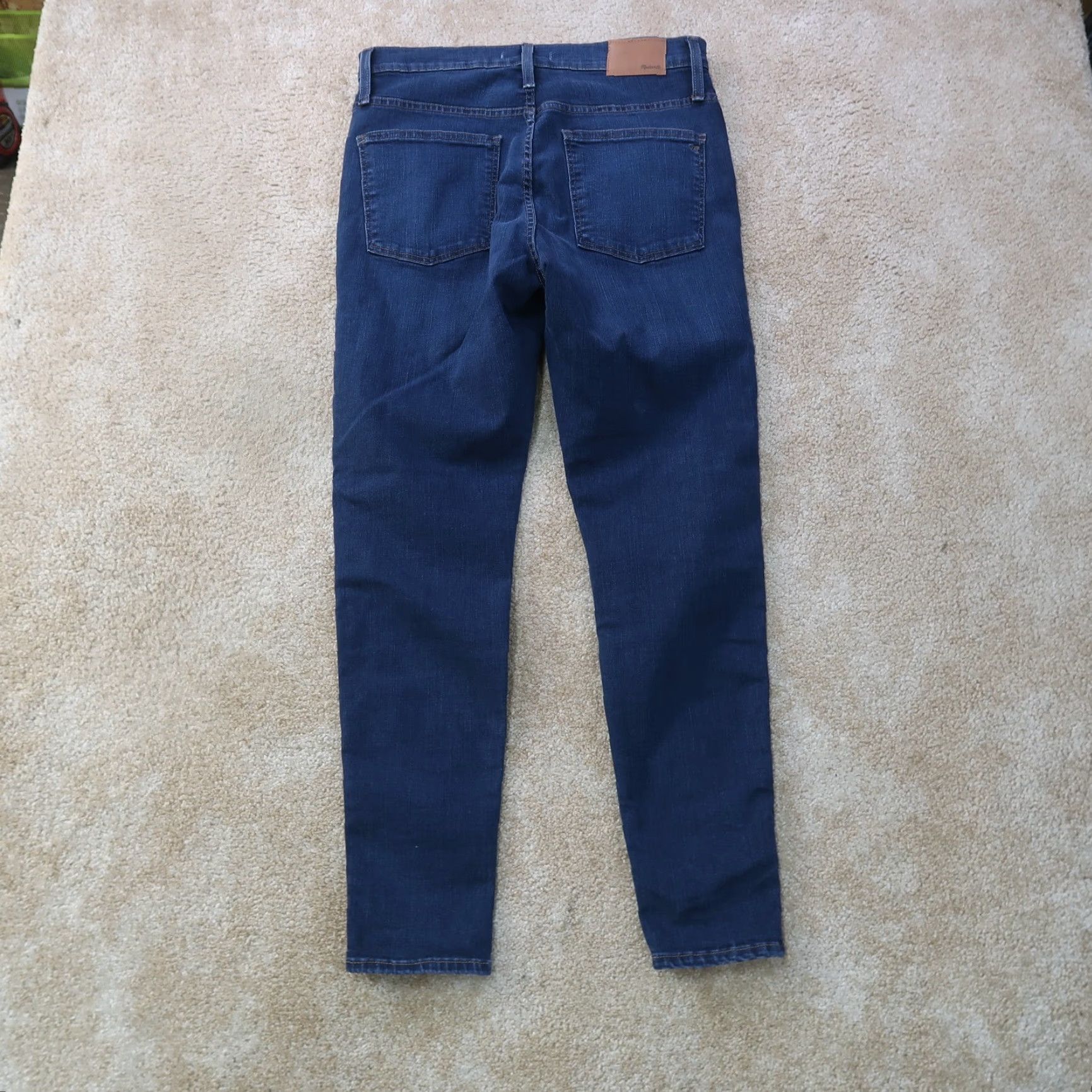 Madewell Madewell Jeans Women's 30 Stretch Denim 10" High Rise Skinny Blue 5-Pocket Slim Regular Size Type Size 30" / US 8 / IT 44 - 7 Thumbnail