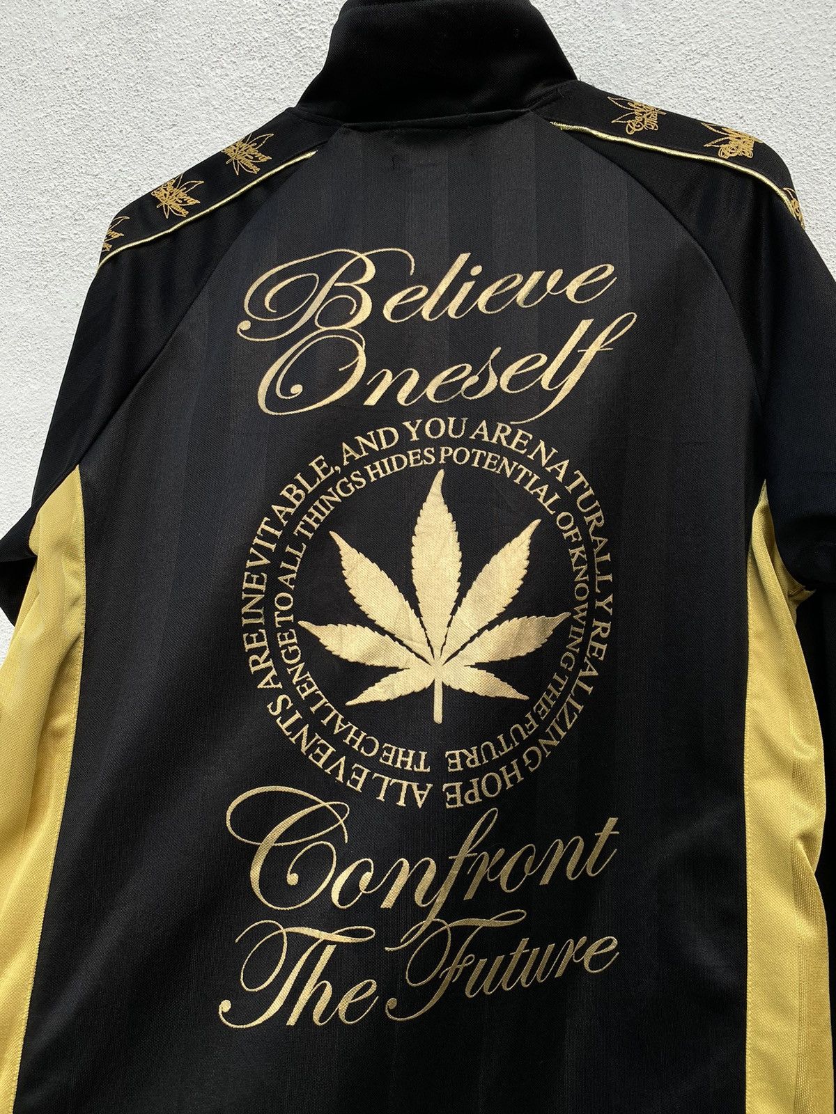 Japanese Brand × Other × Rap Tees Weed Sidetape Light Jacket Raptee Genji Size US L / EU 52-54 / 3 - 4 Thumbnail