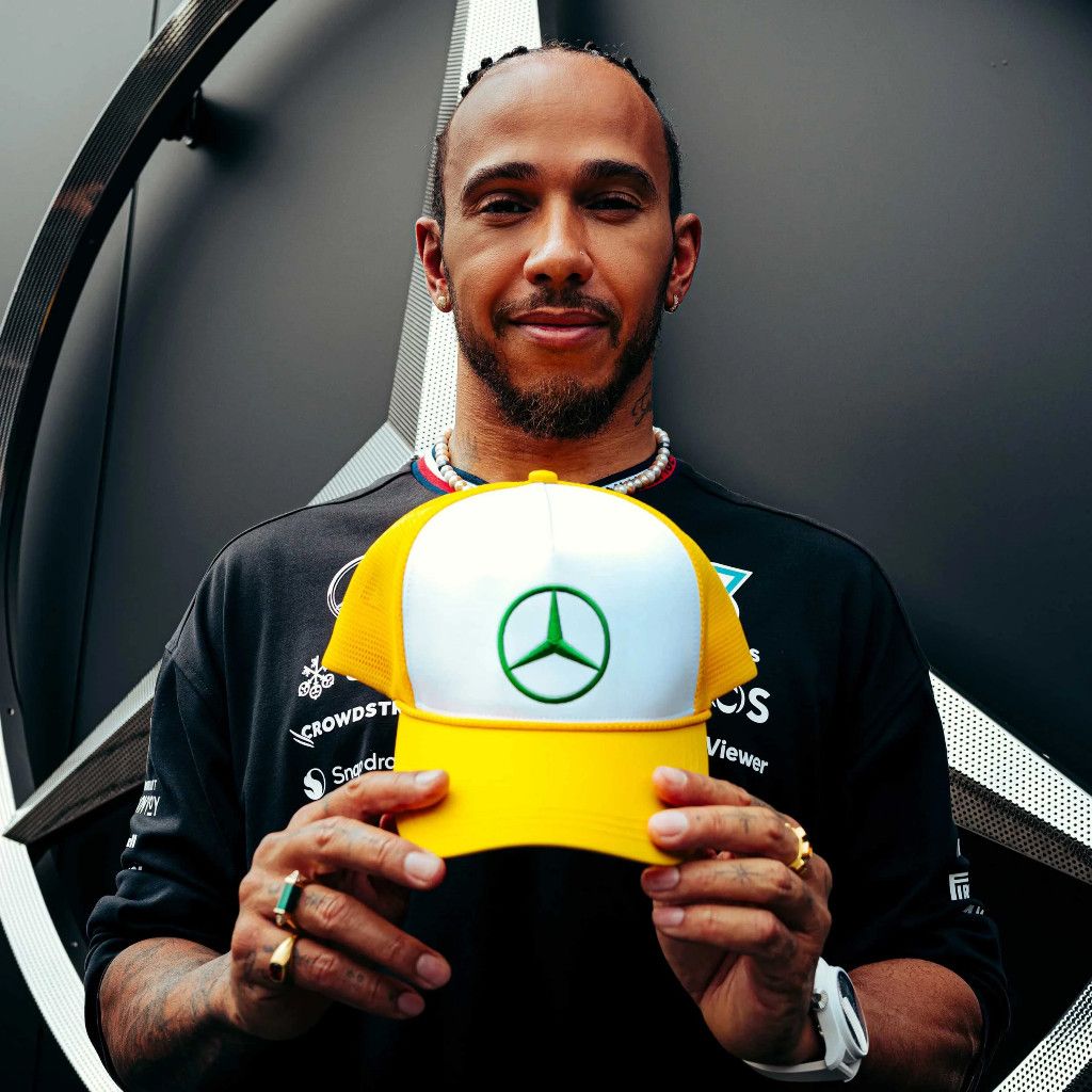 Mercedes-Benz Mercedes-AMG PETRONAS 2024 Lewis Hamilton Silverstone Cap Size ONE SIZE - 4 Thumbnail