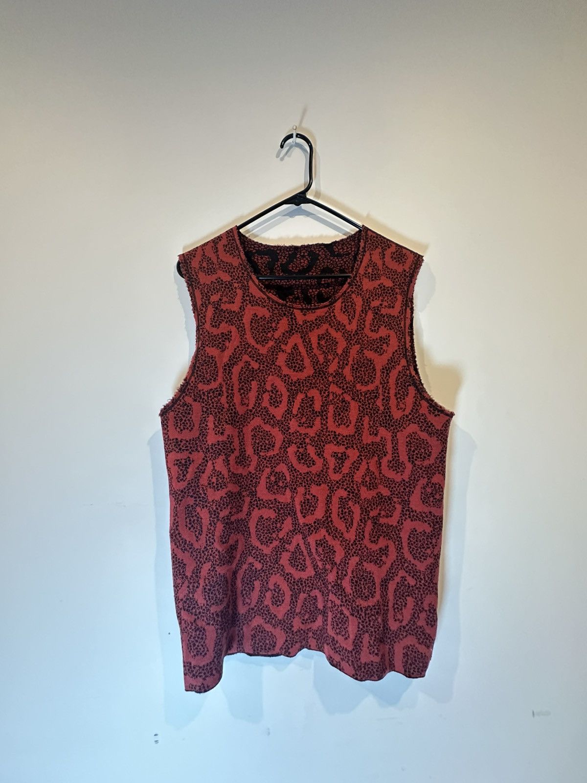 Lanvin Lanvin Leopard-pattern Jacquard Sleeveless Sweater Size US M / EU 48-50 / 2 - 4 Thumbnail