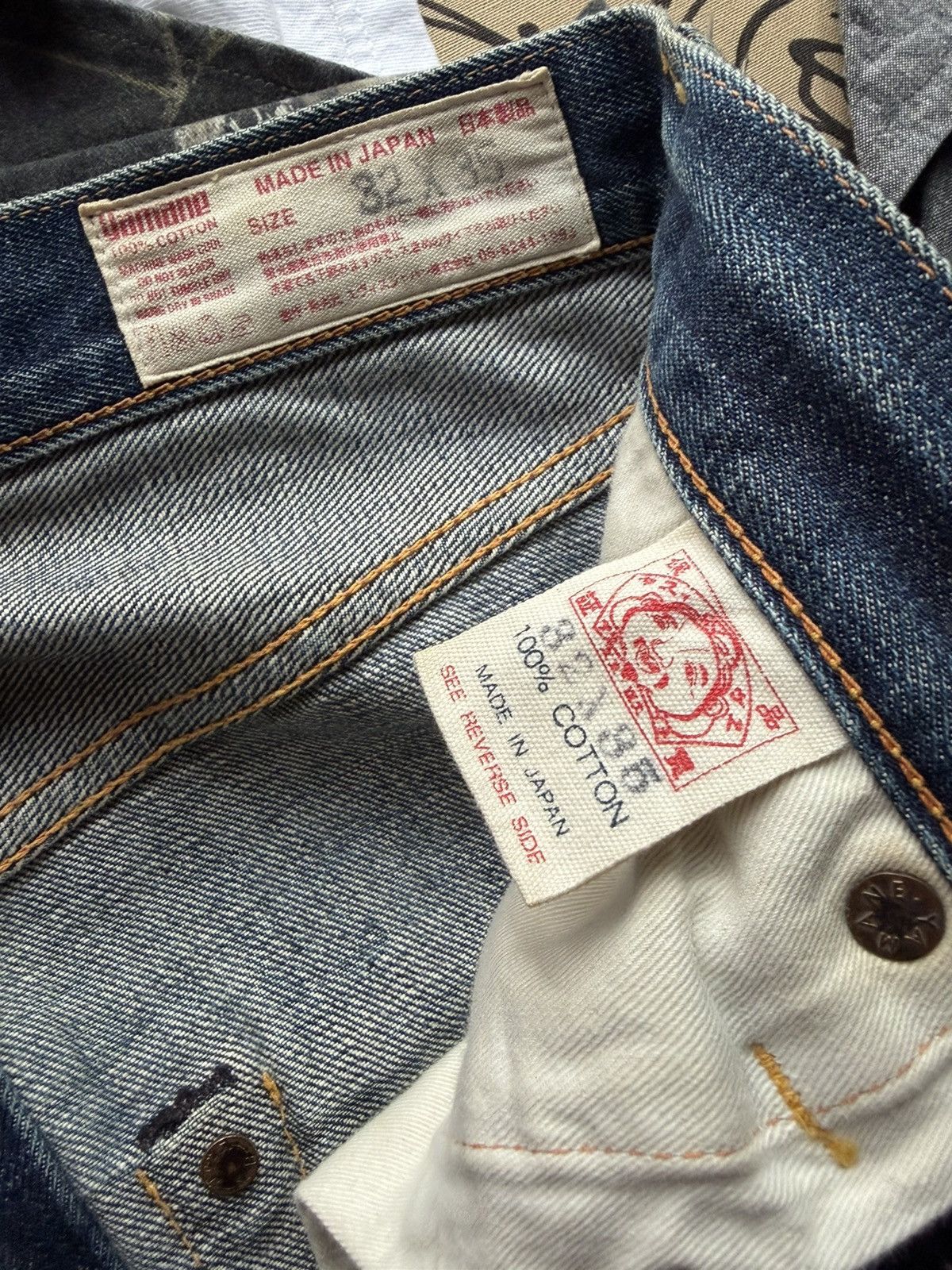 Evisu evisu no2 2001 daicock flame re-paint selvedge Size US 32 / EU 48 - 12 Thumbnail