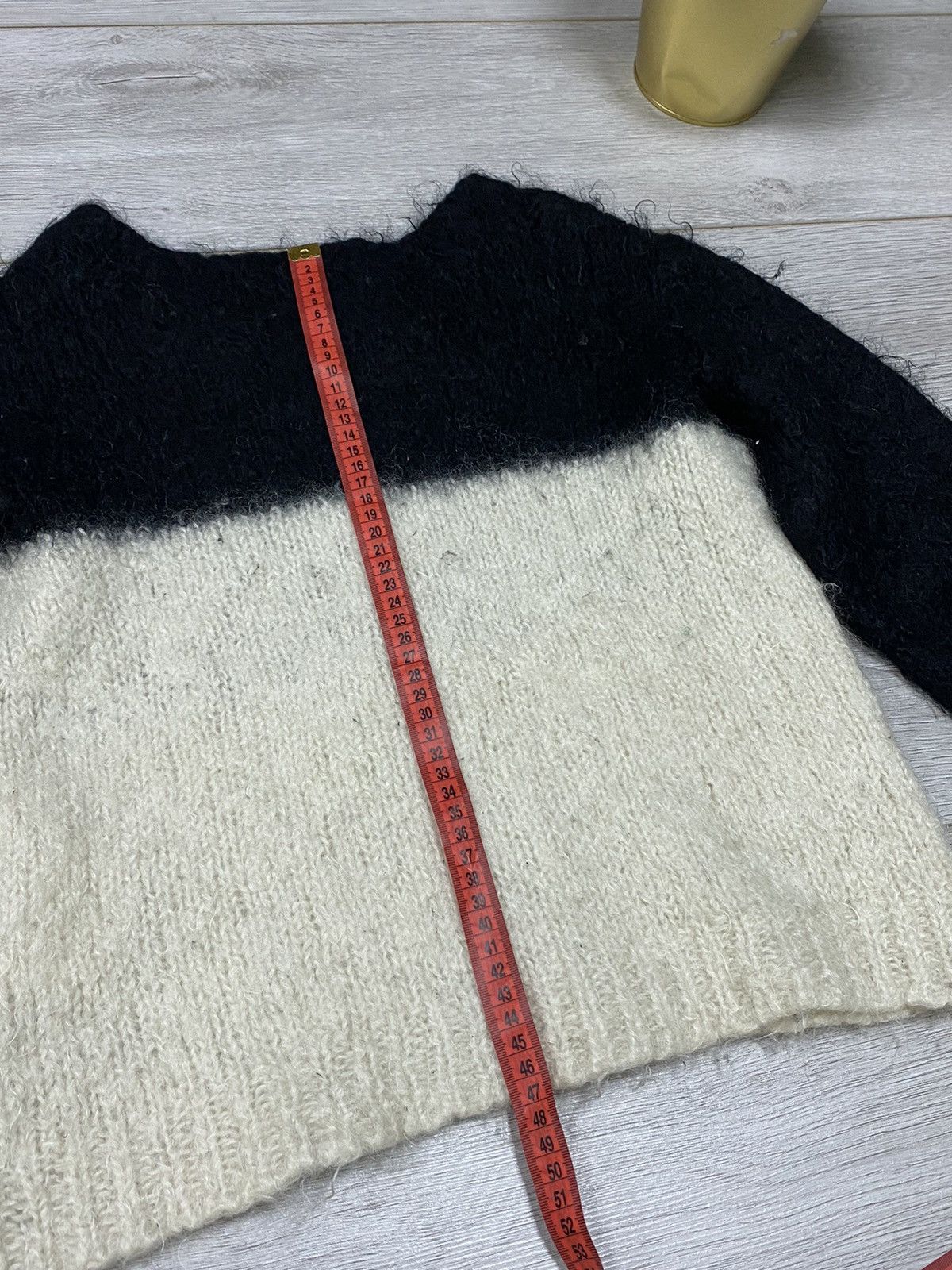 Comme des Garcons × Ganryu × Japanese Brand Comme des garçons Mohair Ganryu knitted tri color sweater Size S / US 4 / IT 40 - 10 Thumbnail