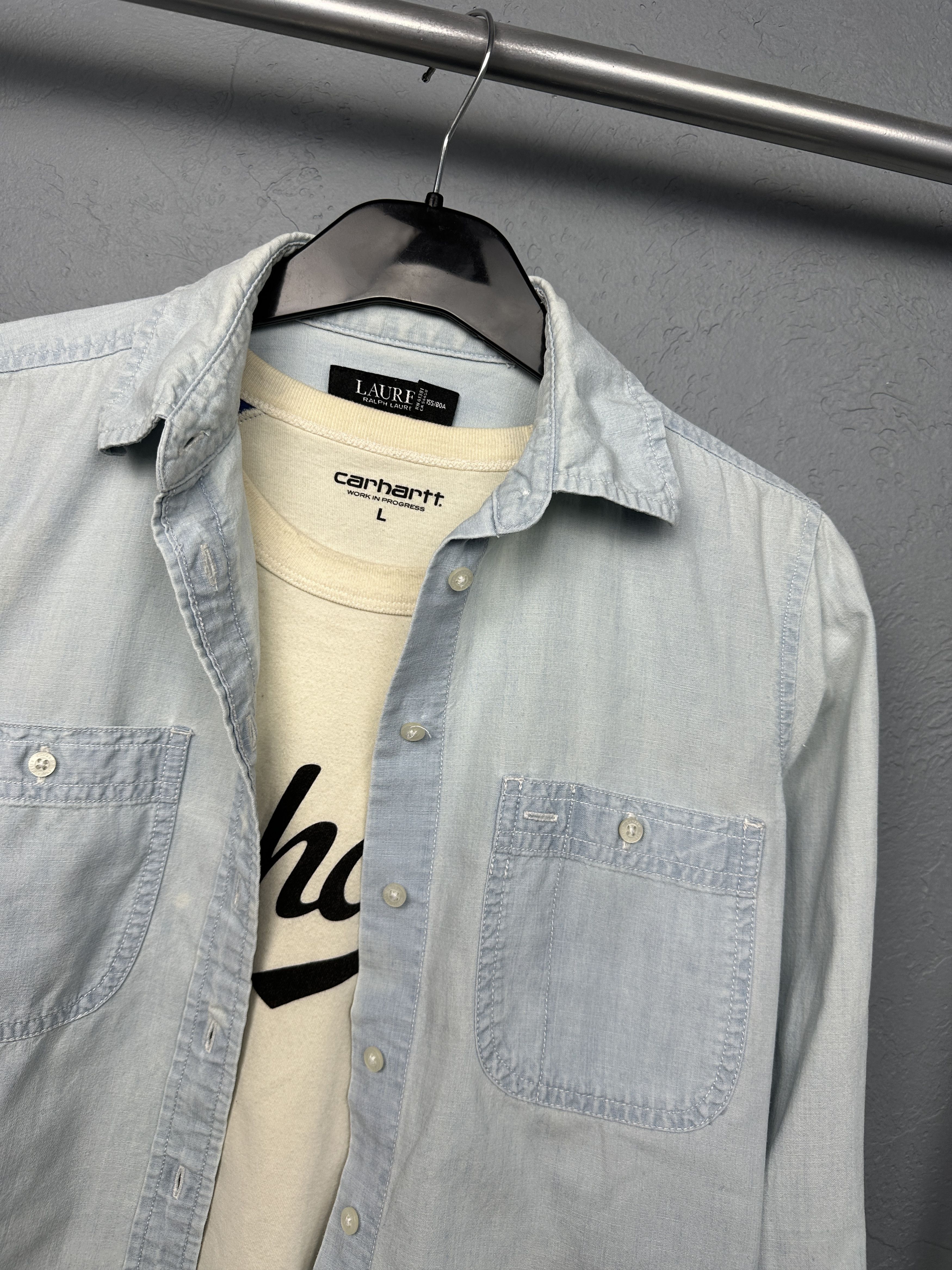 Polo Ralph Lauren Polo Ralph Lauren Black Label Womens Denim Shirt Size XS / US 0-2 / IT 36-38 - 2 Thumbnail