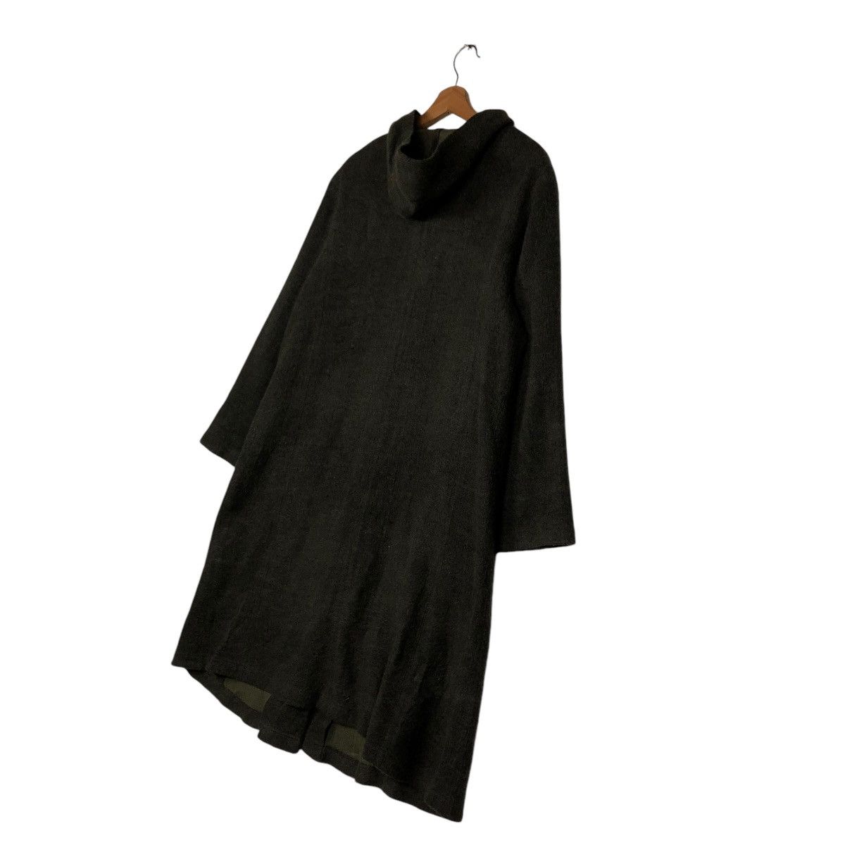 Japanese Brand 🔥VINTAGE WOOL LONG JACKET MOGA MINK FUR HOODIE Size US L / EU 52-54 / 3 - 14 Thumbnail