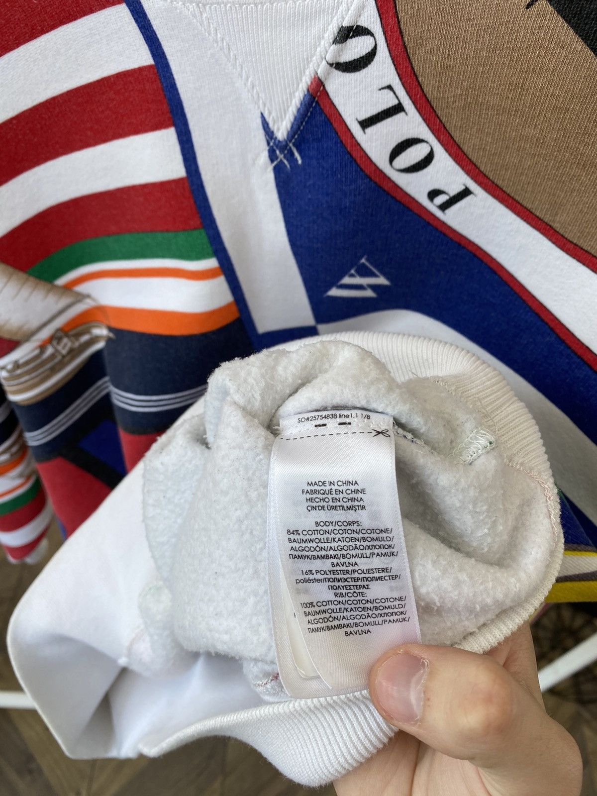 Polo Ralph Lauren Vintage Polo Ralph Lauren Multicoloured Printed Sweatshirt Size US M / EU 48-50 / 2 - 10 Thumbnail