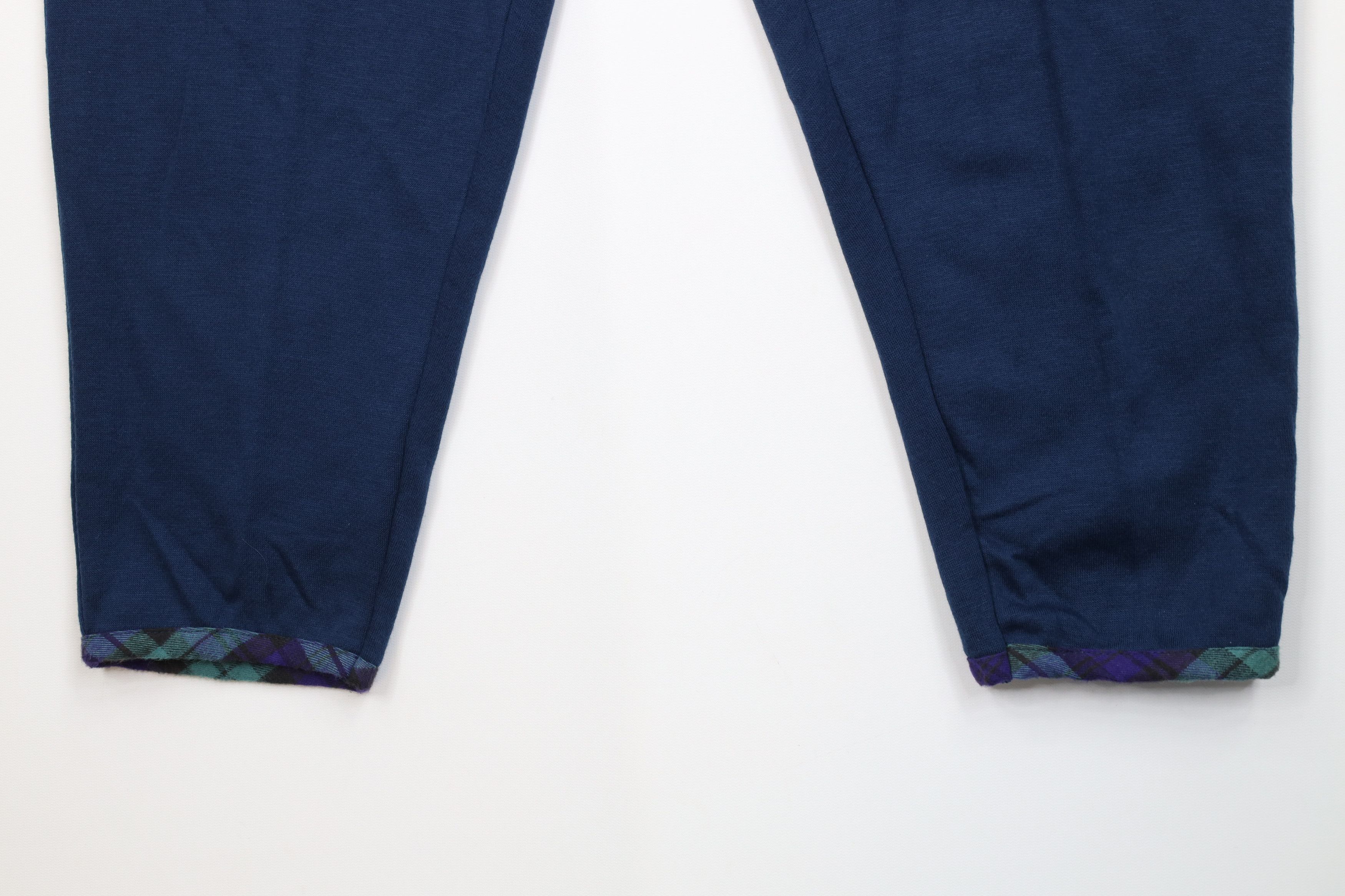 Vintage Deadstock Vintage 90s Streetwear Plaid Trim Sweatpants Pants Size 40" / US 18 - 4 Thumbnail